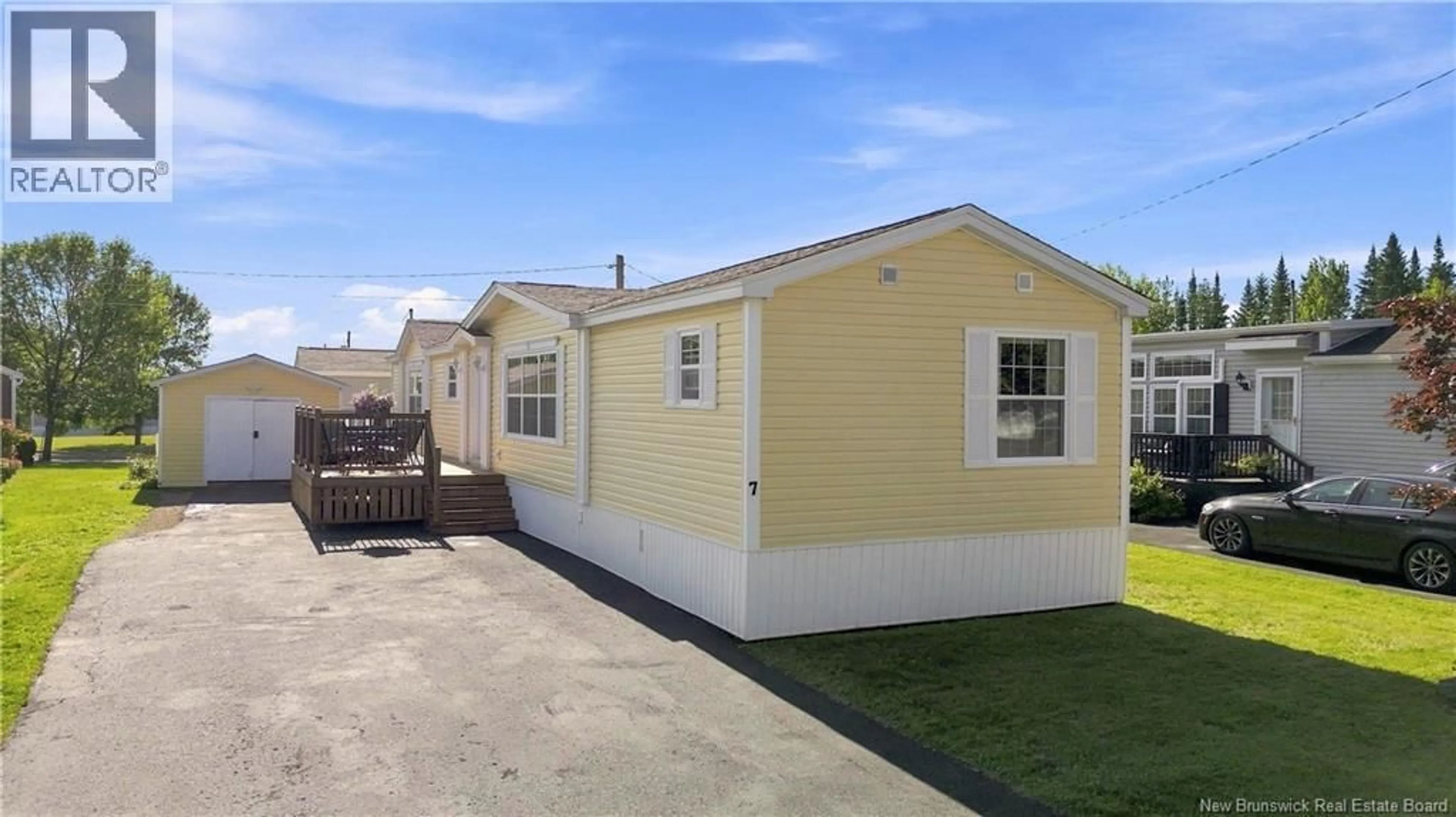 Home with vinyl exterior material, street for 7 STEWART STREET, Fredericton New Brunswick E3G3V4