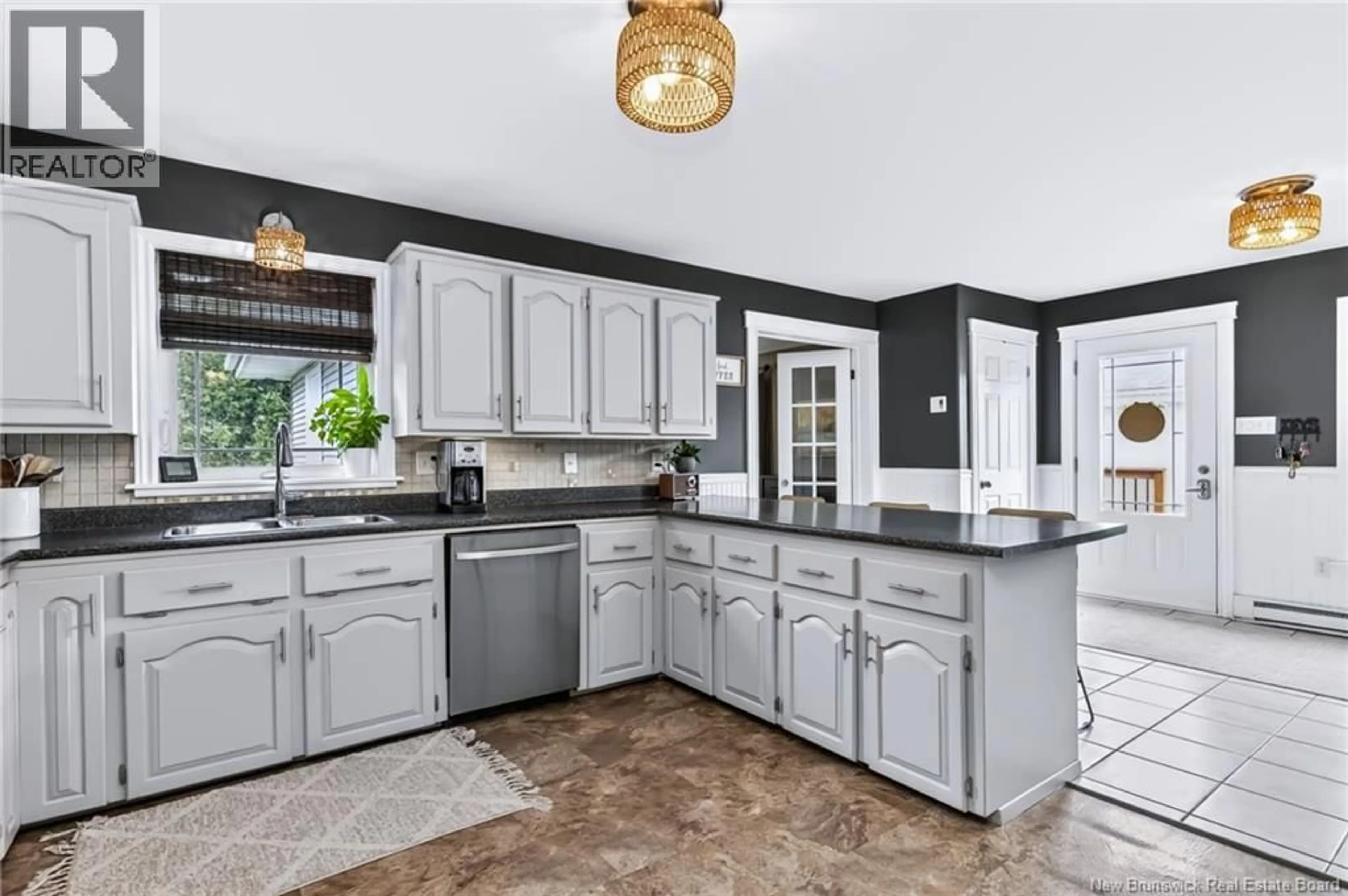 Open concept kitchen, ceramic/tile floor for 65 MEADOW AVENUE, Hampton New Brunswick E5N5E3