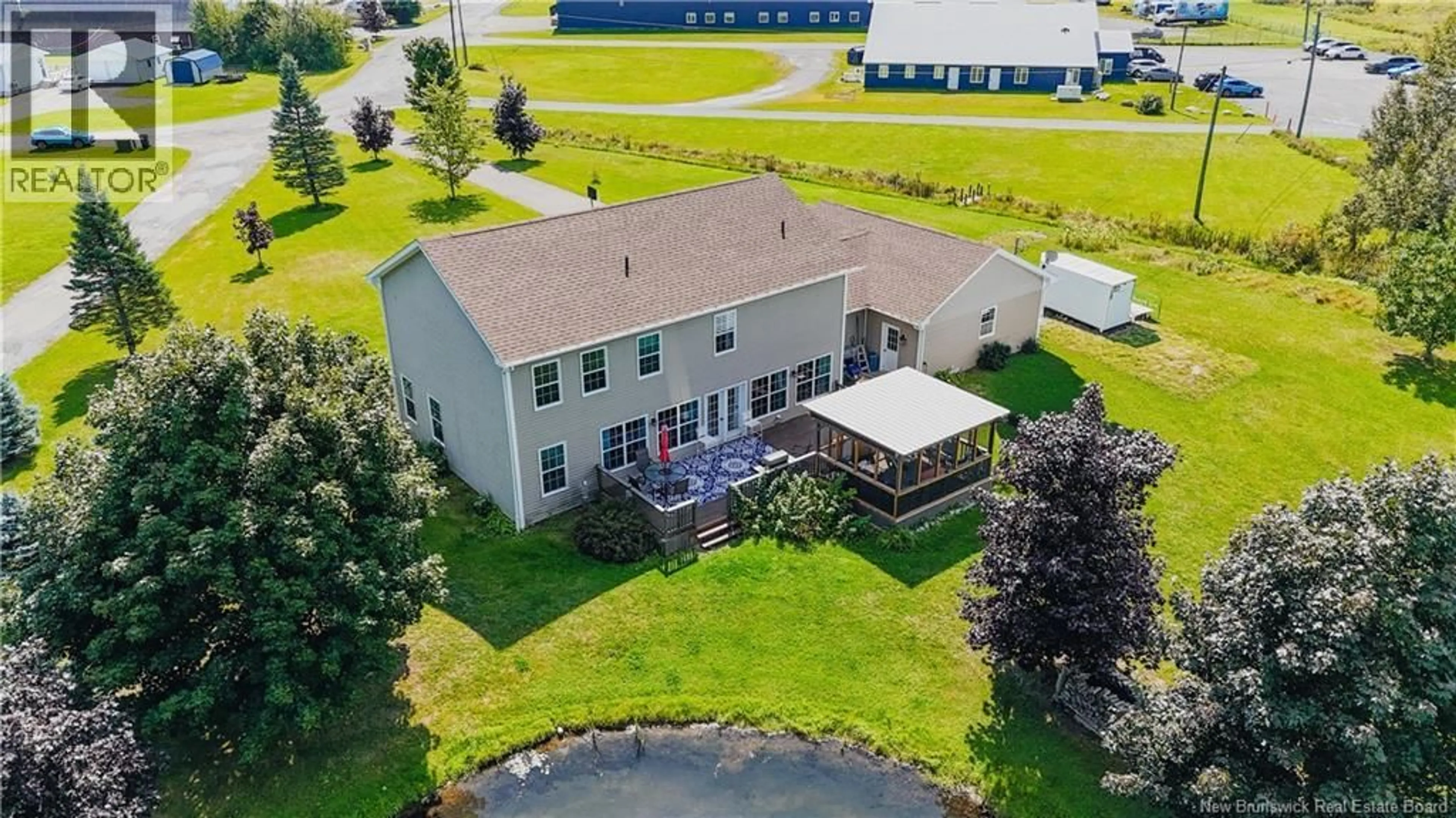 A pic from outside/outdoor area/front of a property/back of a property/a pic from drone, water/lake/river/ocean view for 36 SEWELL ROAD, Jacksonville New Brunswick E7M3S2