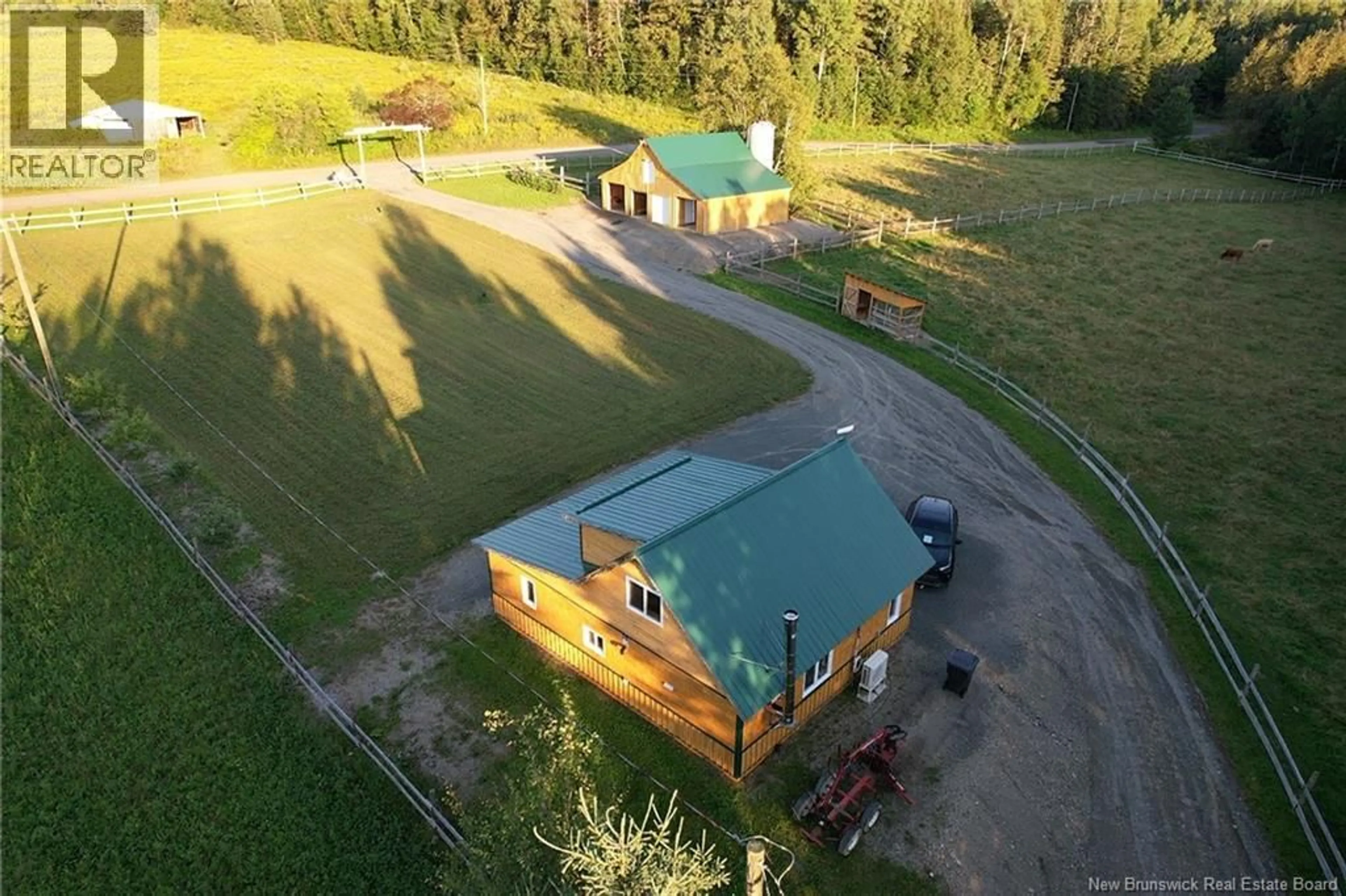 A pic from outside/outdoor area/front of a property/back of a property/a pic from drone, building for 338 GLENBURN ROAD, Carlingford New Brunswick E7H2E4