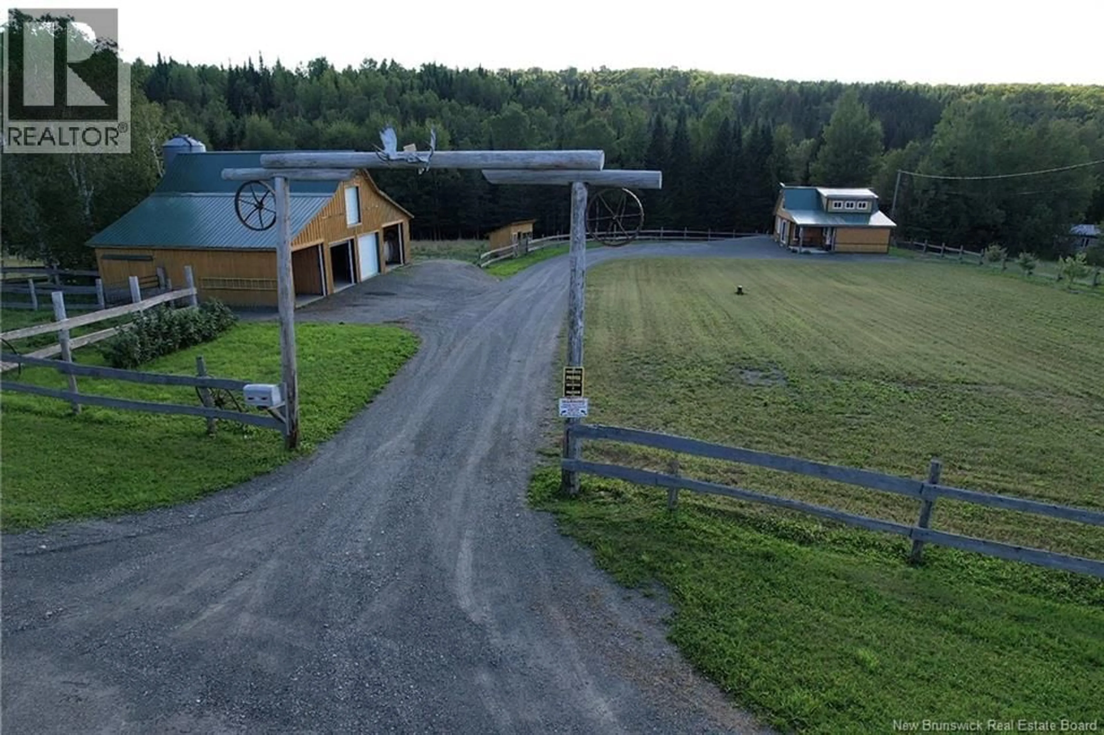 A pic from outside/outdoor area/front of a property/back of a property/a pic from drone, unknown for 338 GLENBURN ROAD, Carlingford New Brunswick E7H2E4