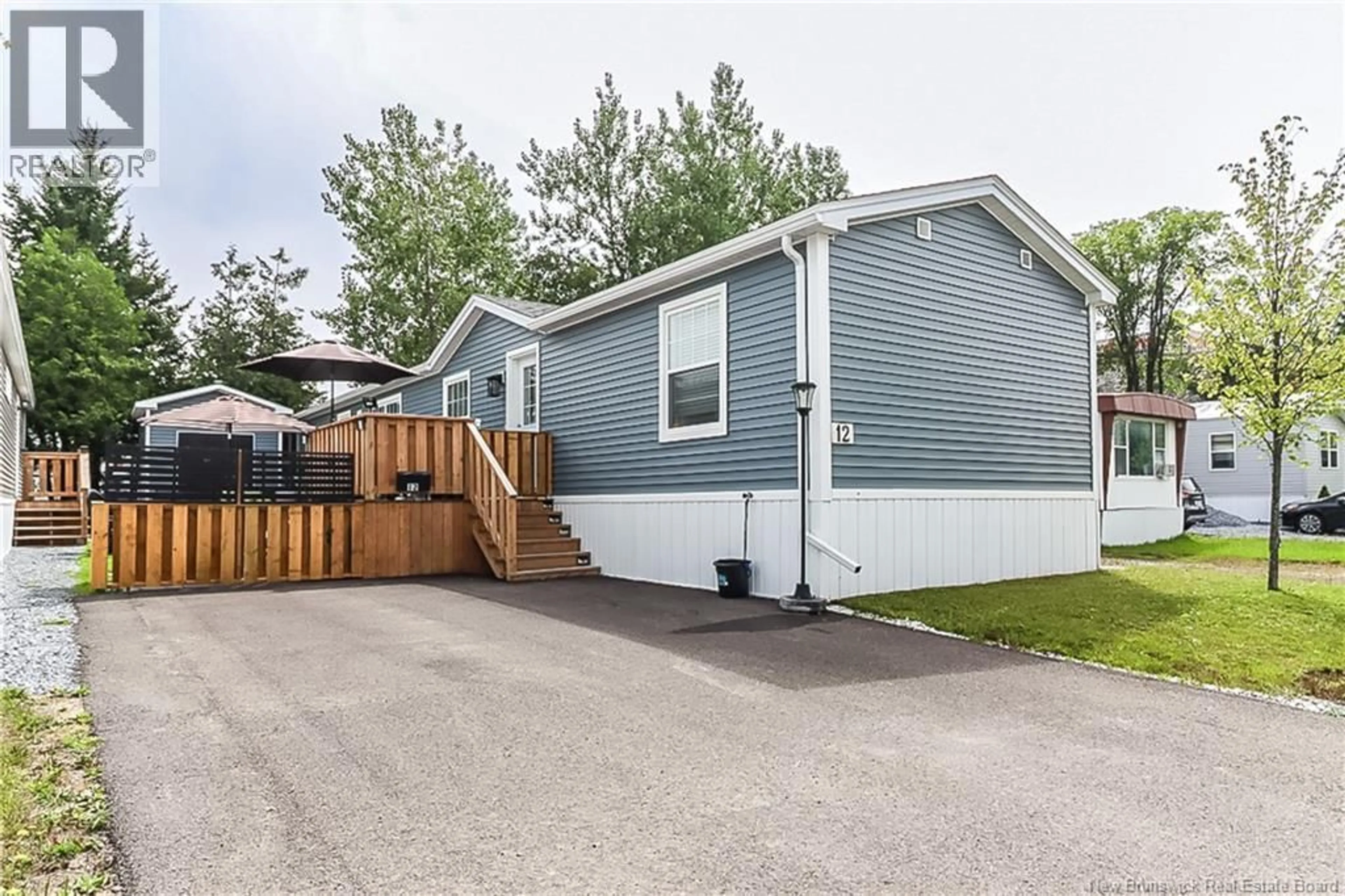 Home with vinyl exterior material, street for 12 GULL STREET, Saint John New Brunswick E2J3T5