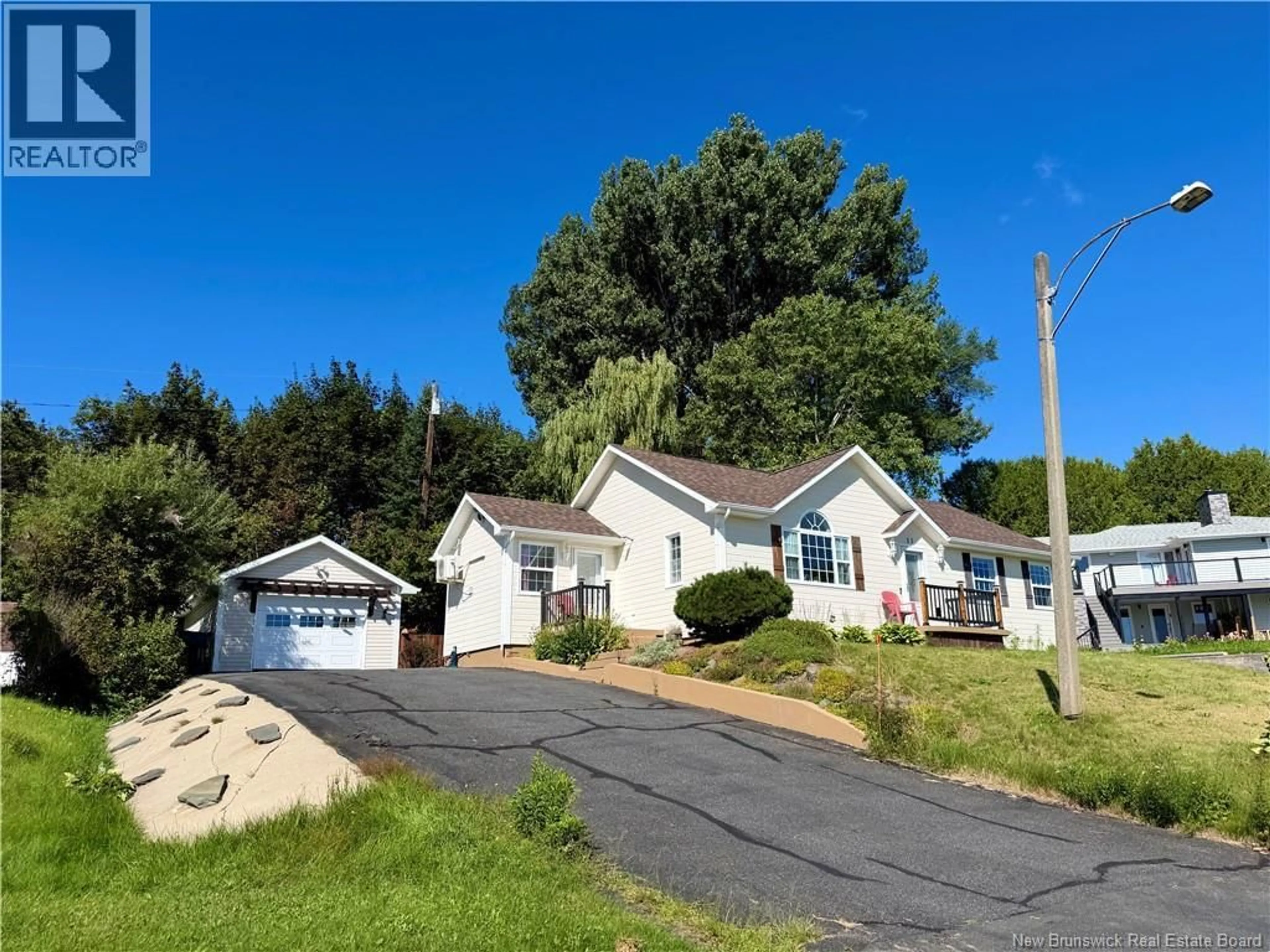 Home with vinyl exterior material, street for 35 COTE BLEU DRIVE, Bathurst New Brunswick E2A3G1