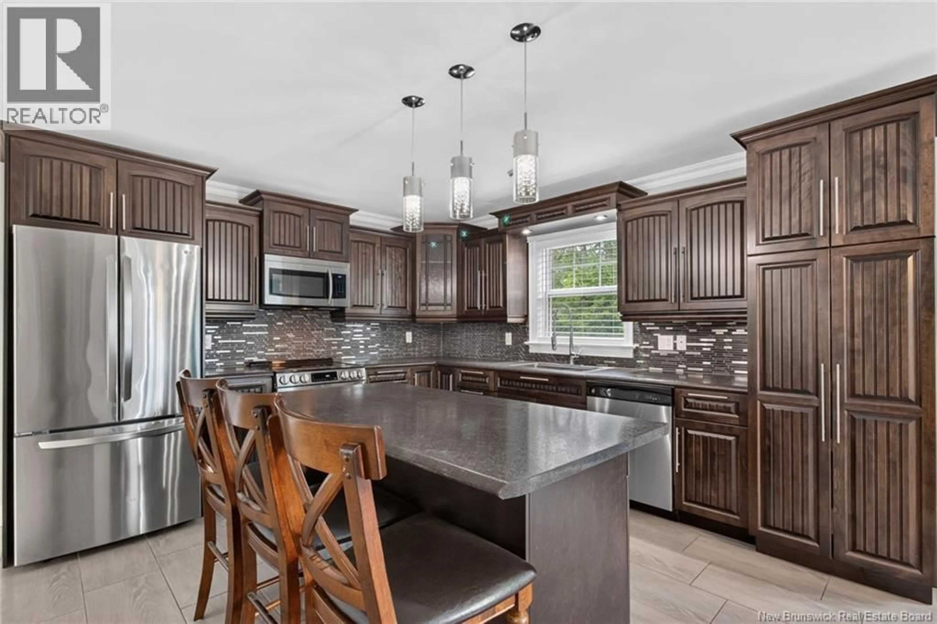 Open concept kitchen, ceramic/tile floor for 302 LADY RUSSELL, Moncton New Brunswick E1E0G1