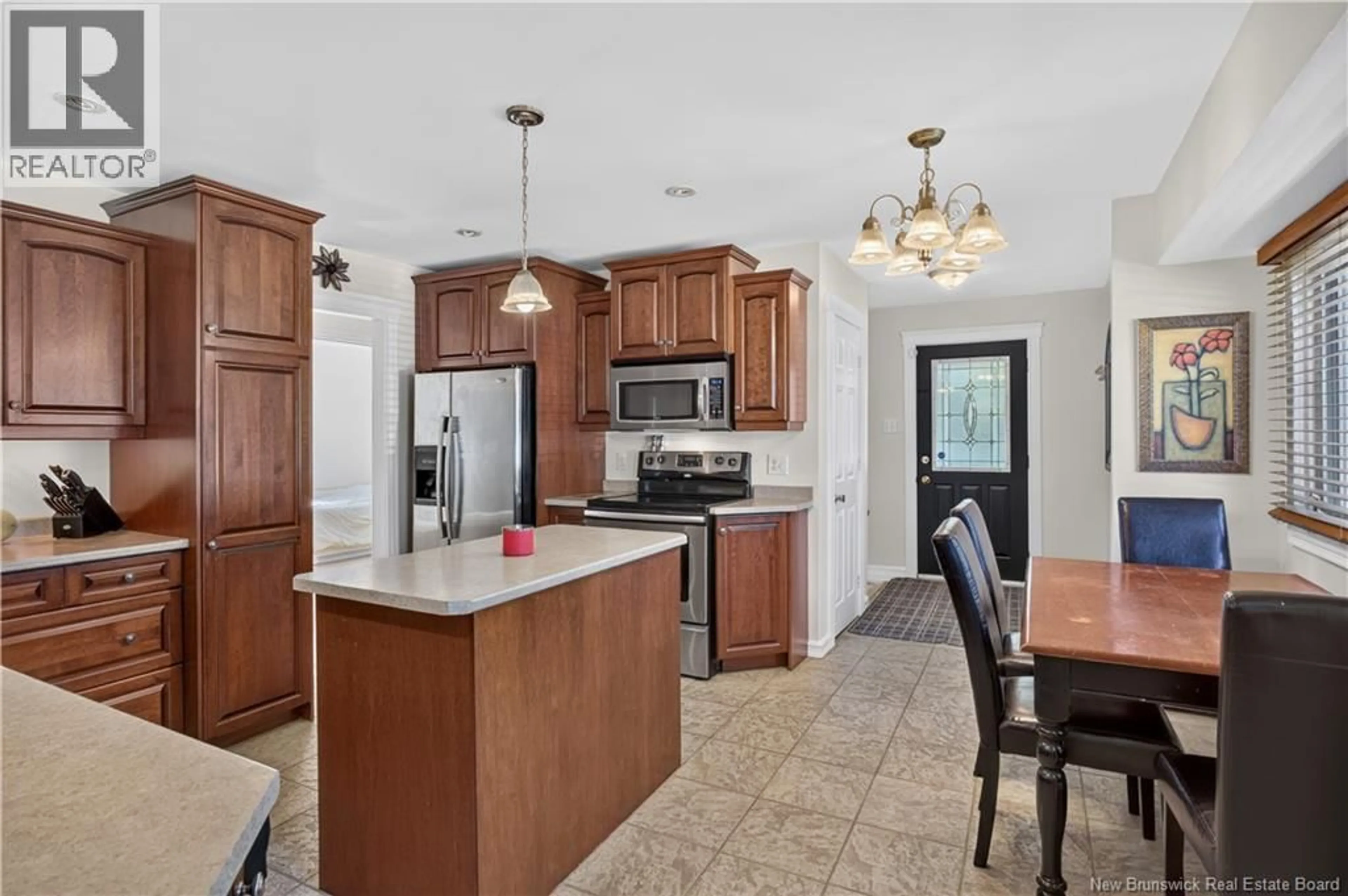 Open concept kitchen, ceramic/tile floor for 380 SUNSET AVENUE, Miramichi New Brunswick E1V1A4