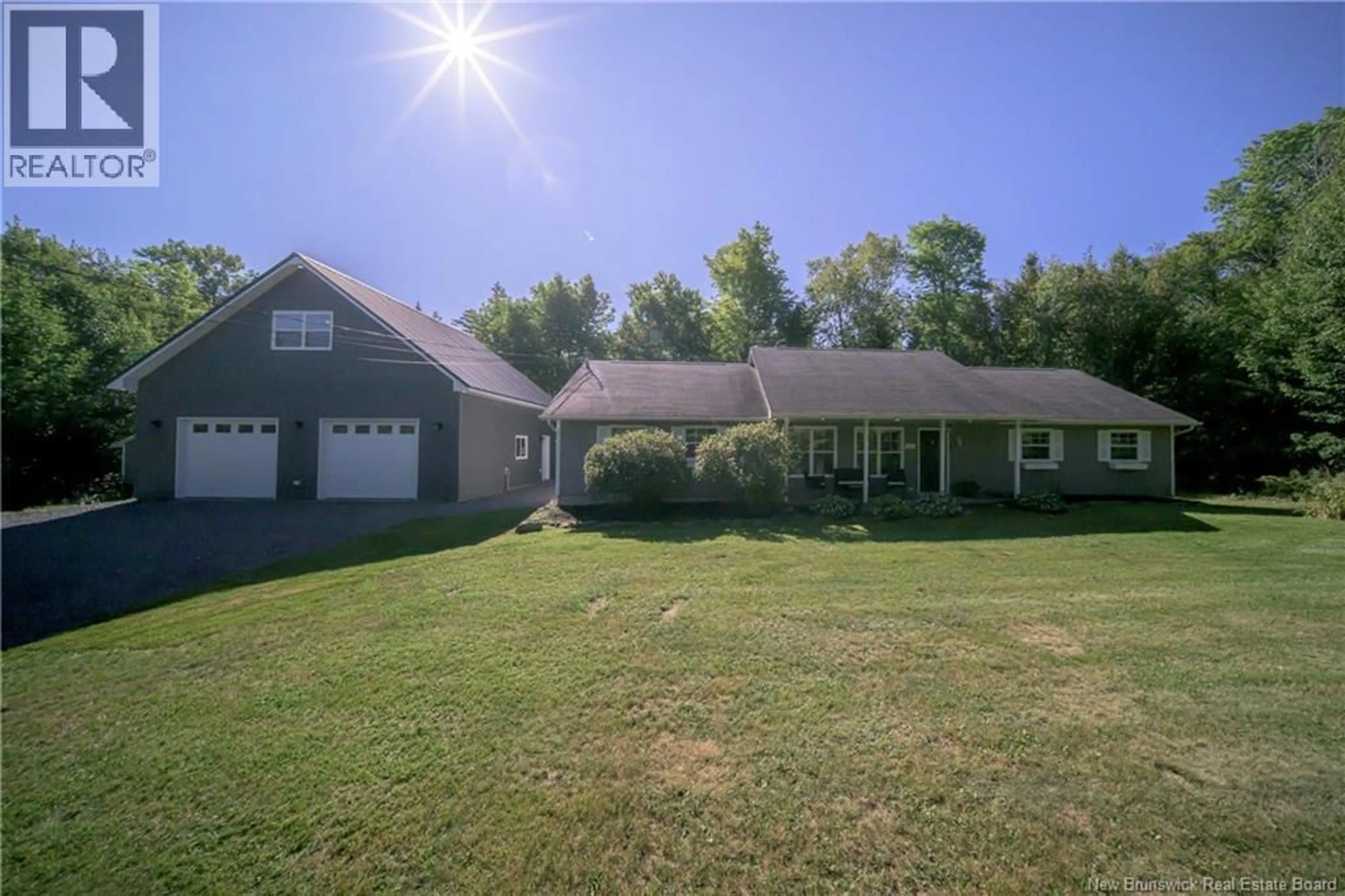 A pic from outside/outdoor area/front of a property/back of a property/a pic from drone, unknown for 122 FAWN CRESCENT, Hanwell New Brunswick E3E1B5