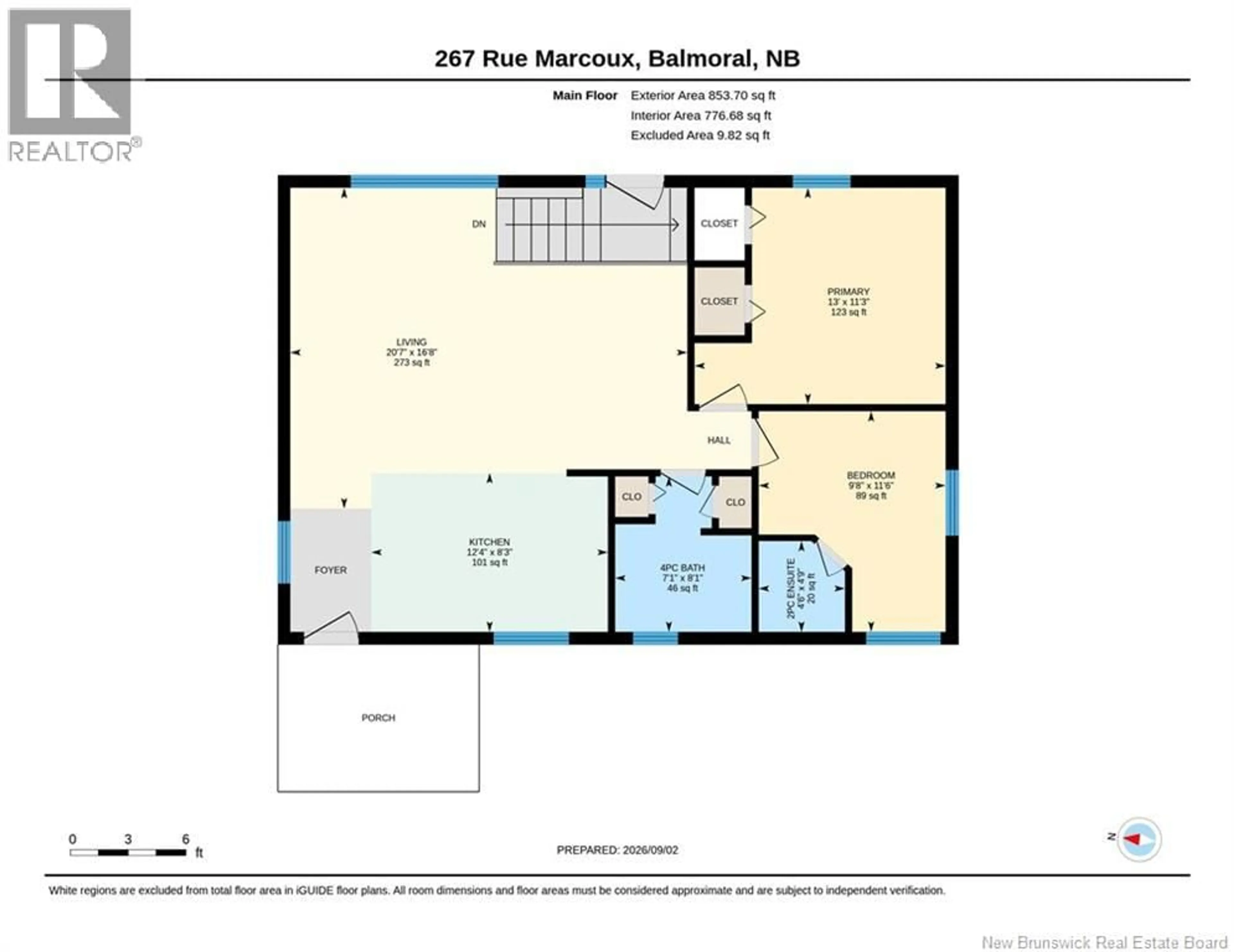 Floor plan for 267 MARCOUX STREET, Balmoral New Brunswick E8E1J3