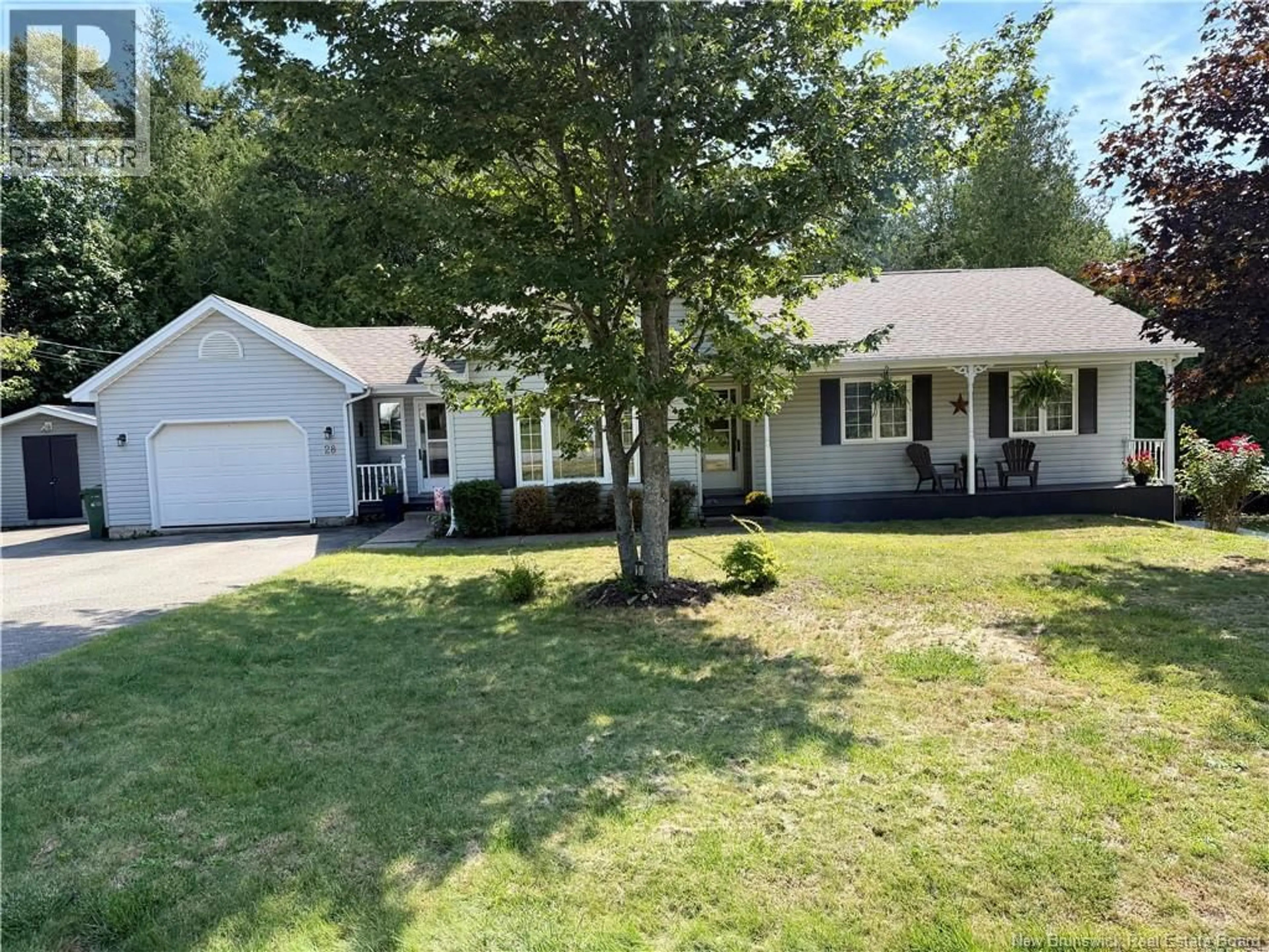 Home with vinyl exterior material, street for 28 CHATWIN STREET, Rothesay New Brunswick E2S1A3