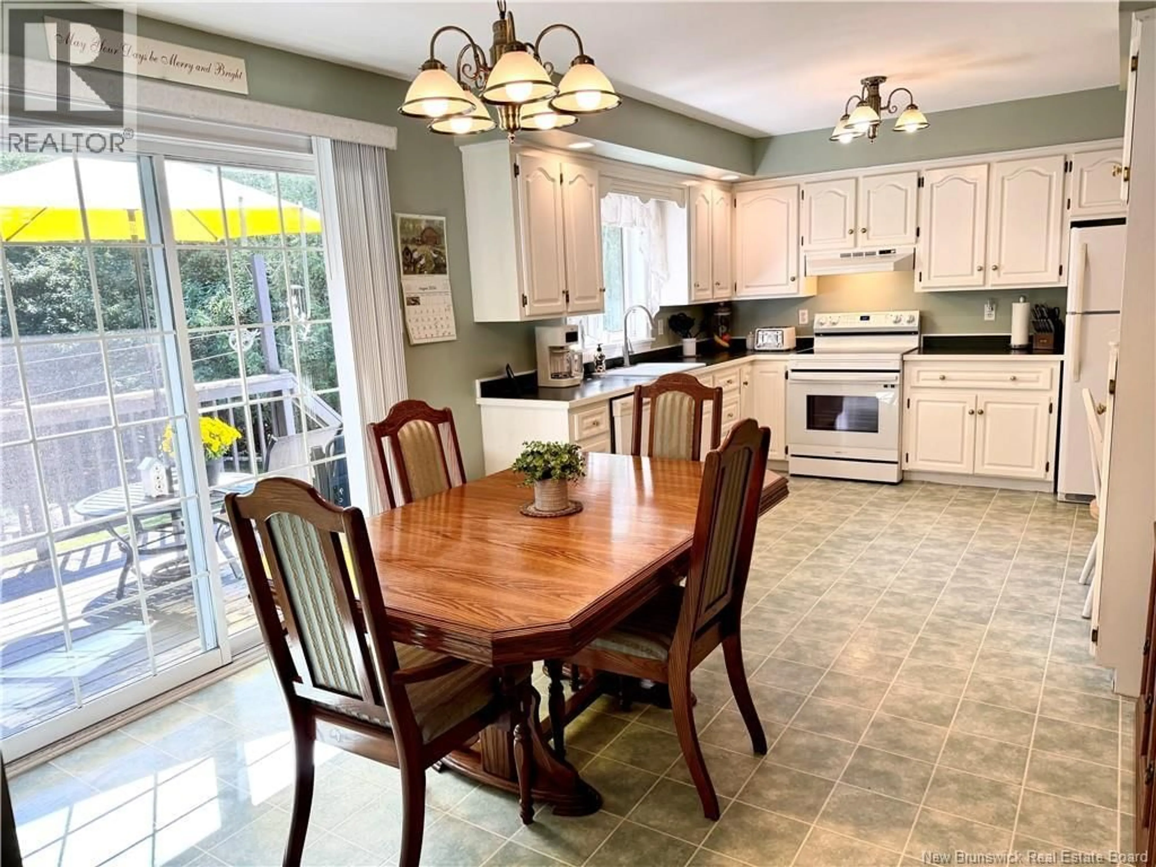 Open concept kitchen, ceramic/tile floor for 28 CHATWIN STREET, Rothesay New Brunswick E2S1A3