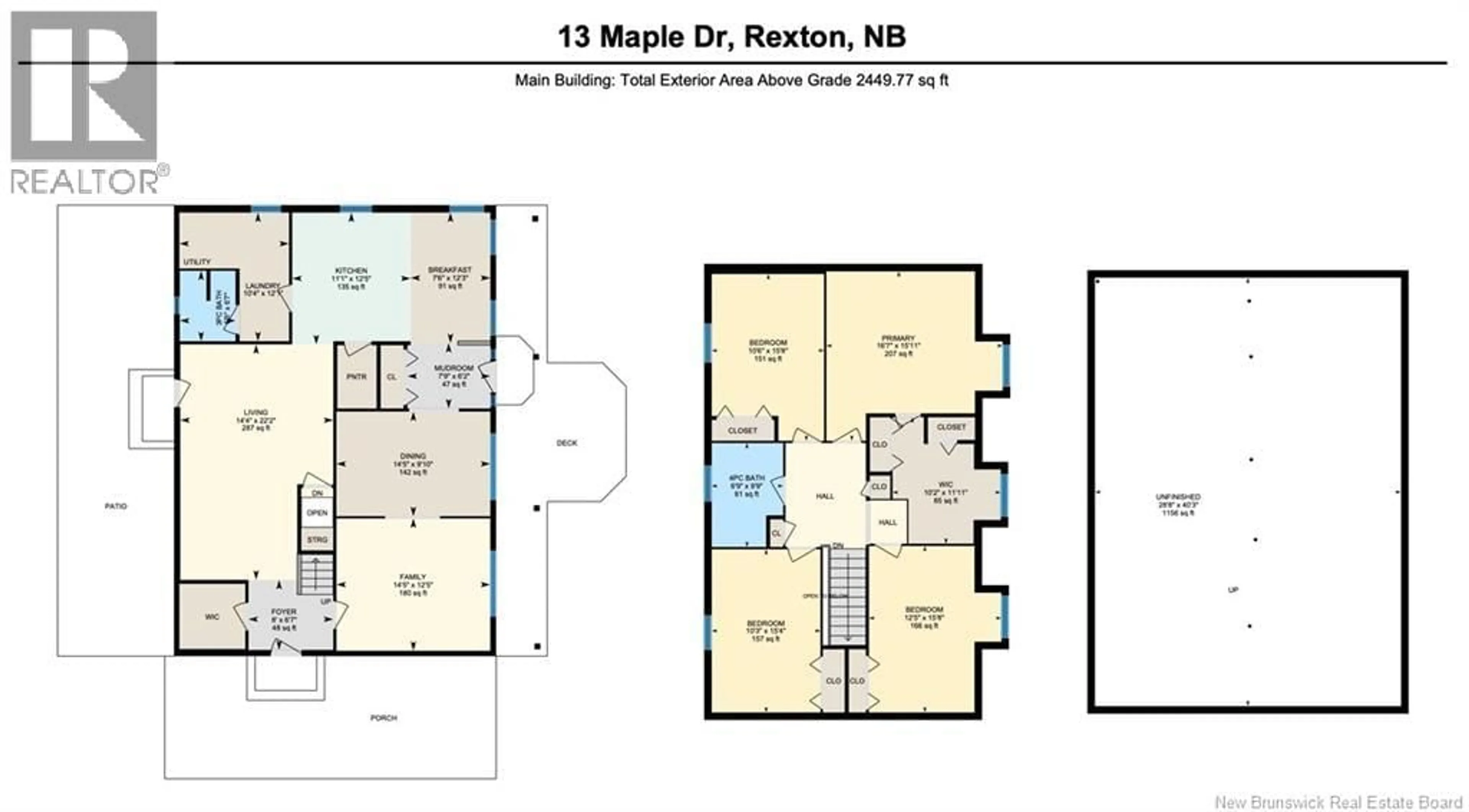 Floor plan for 13 MAPLE DRIVE, Rexton New Brunswick E4W2B8