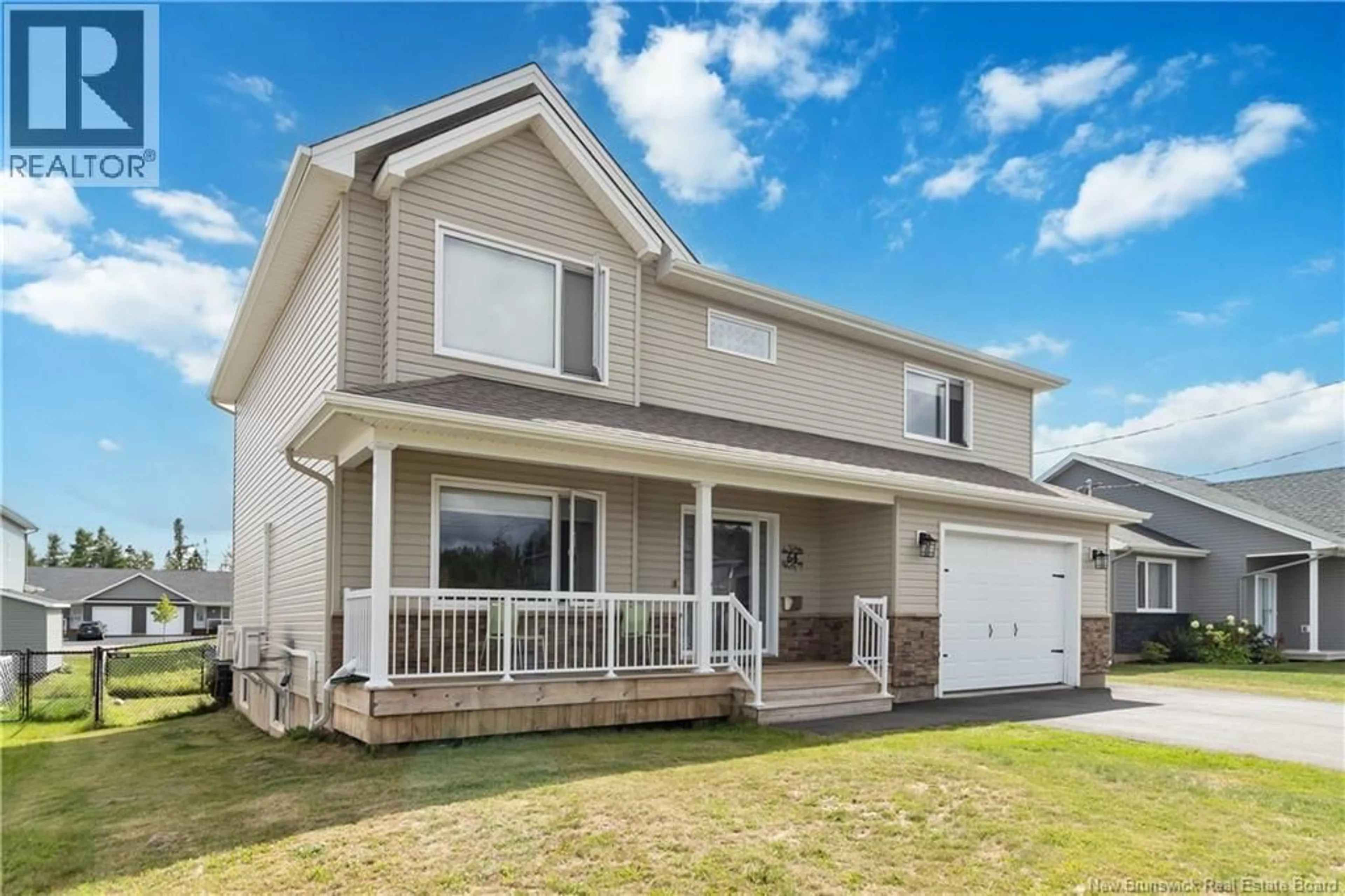 Home with vinyl exterior material, street for 64 SATARA DRIVE, Moncton New Brunswick E1G6A6