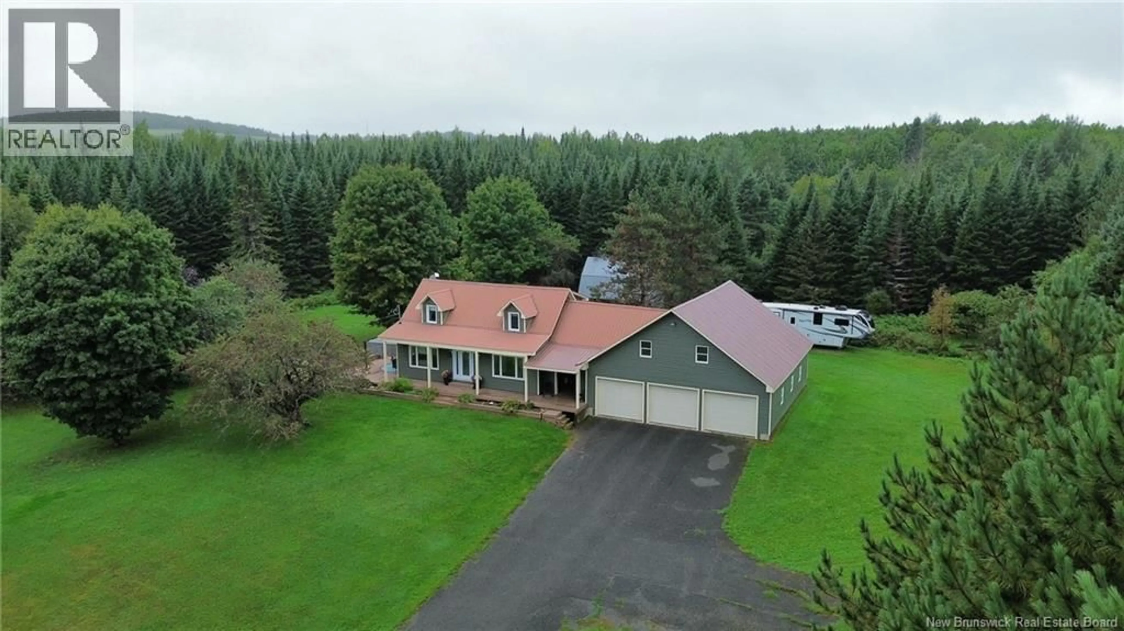 A pic from outside/outdoor area/front of a property/back of a property/a pic from drone, unknown for 464 SUMMERFIELD ROAD, Summerfield New Brunswick E7K2K1