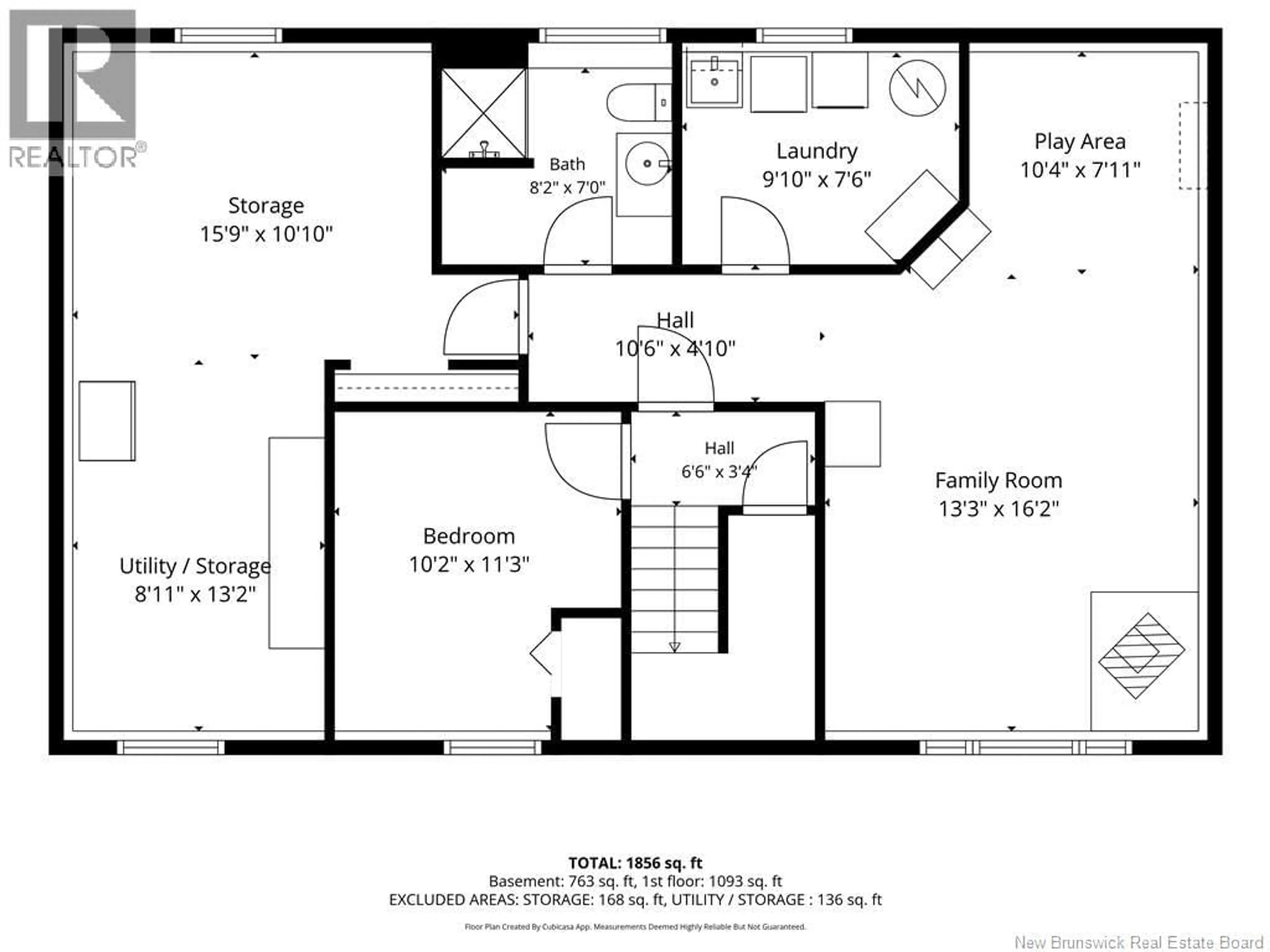 Floor plan for 10 SHEPHARD DRIVE, Oromocto New Brunswick E2V2P5