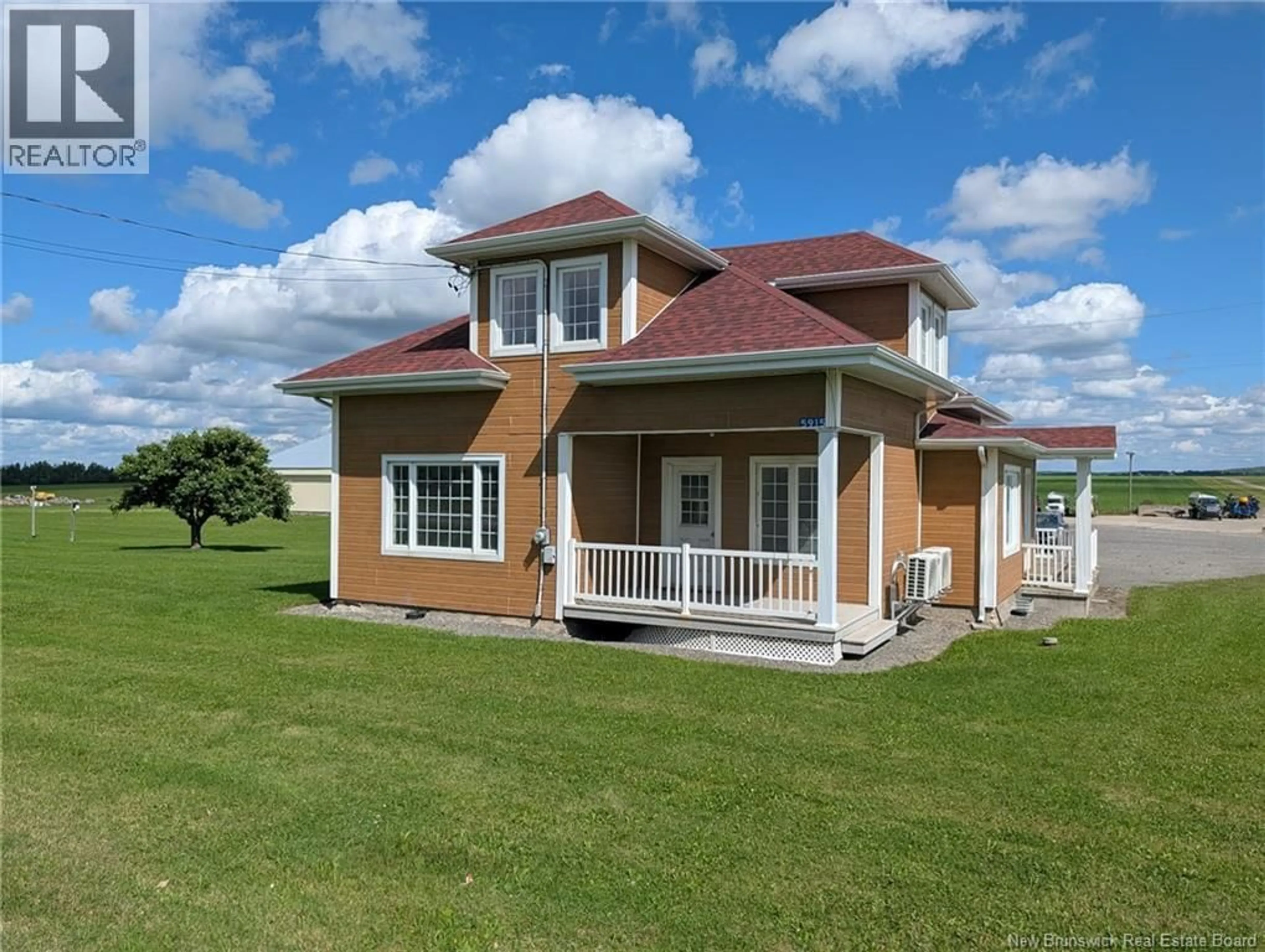 Home with vinyl exterior material, water/lake/river/ocean view for 5915 ROUTE 17, Saint-Quentin New Brunswick E8A2J7