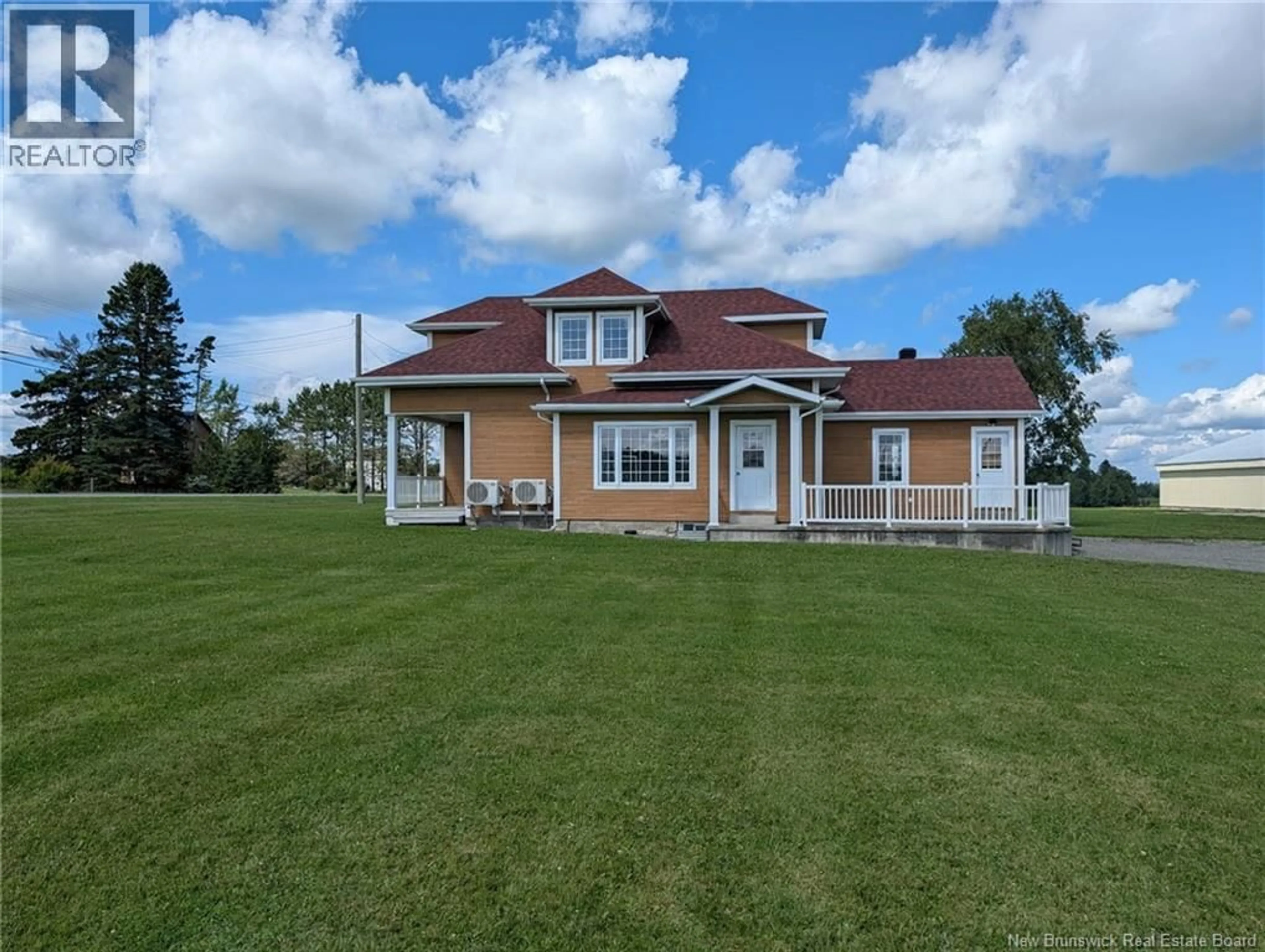 A pic from outside/outdoor area/front of a property/back of a property/a pic from drone, water/lake/river/ocean view for 5915 ROUTE 17, Saint-Quentin New Brunswick E8A2J7