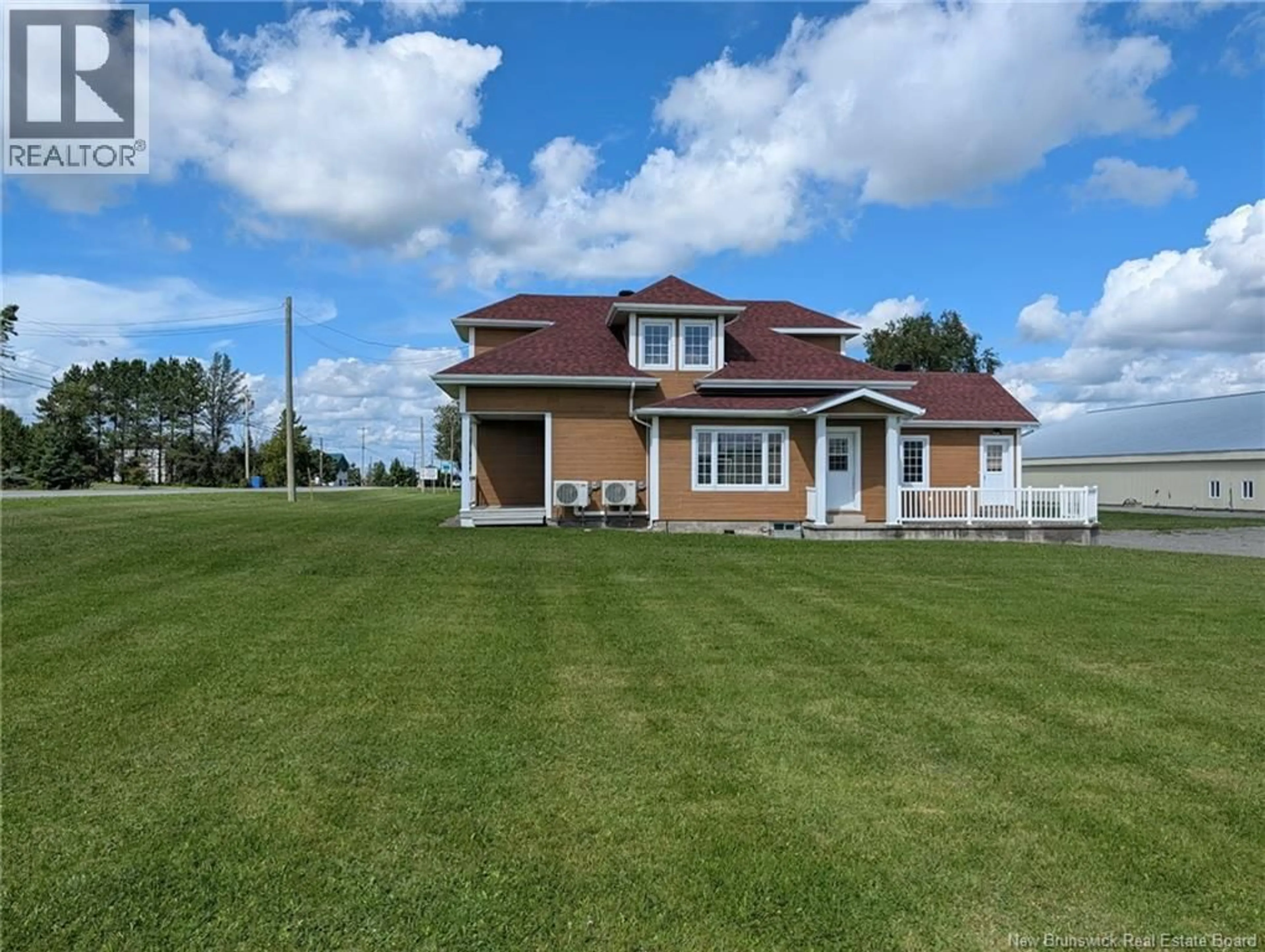 A pic from outside/outdoor area/front of a property/back of a property/a pic from drone, water/lake/river/ocean view for 5915 ROUTE 17, Saint-Quentin New Brunswick E8A2J7
