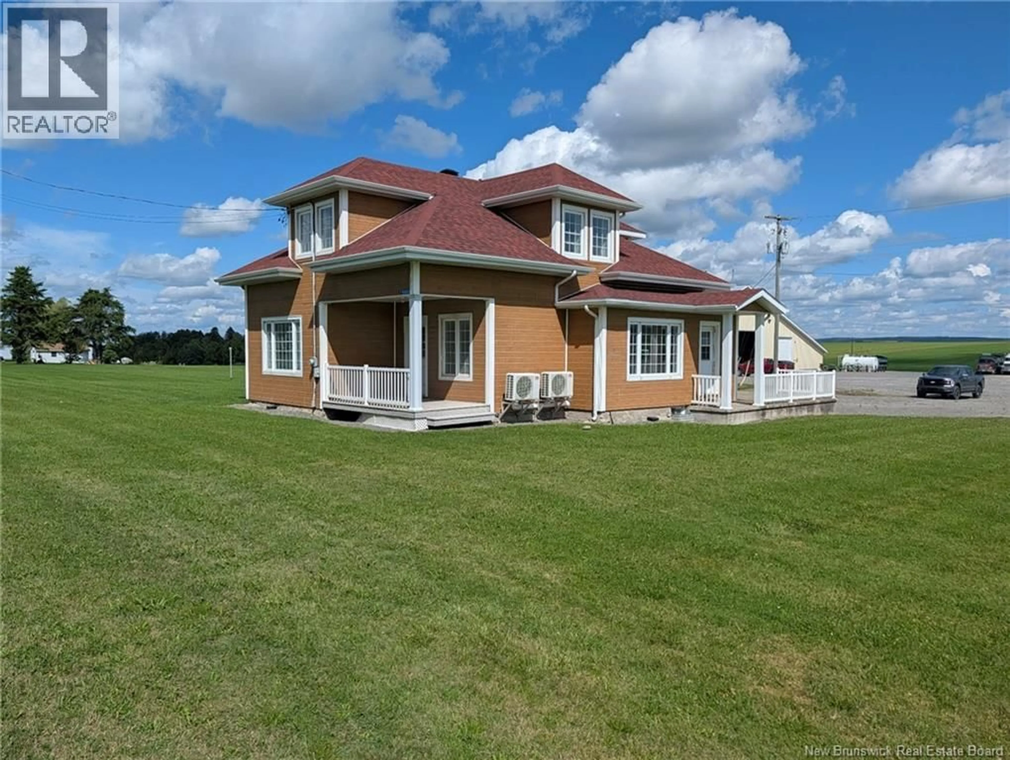 A pic from outside/outdoor area/front of a property/back of a property/a pic from drone, building for 5915 ROUTE 17, Saint-Quentin New Brunswick E8A2J7