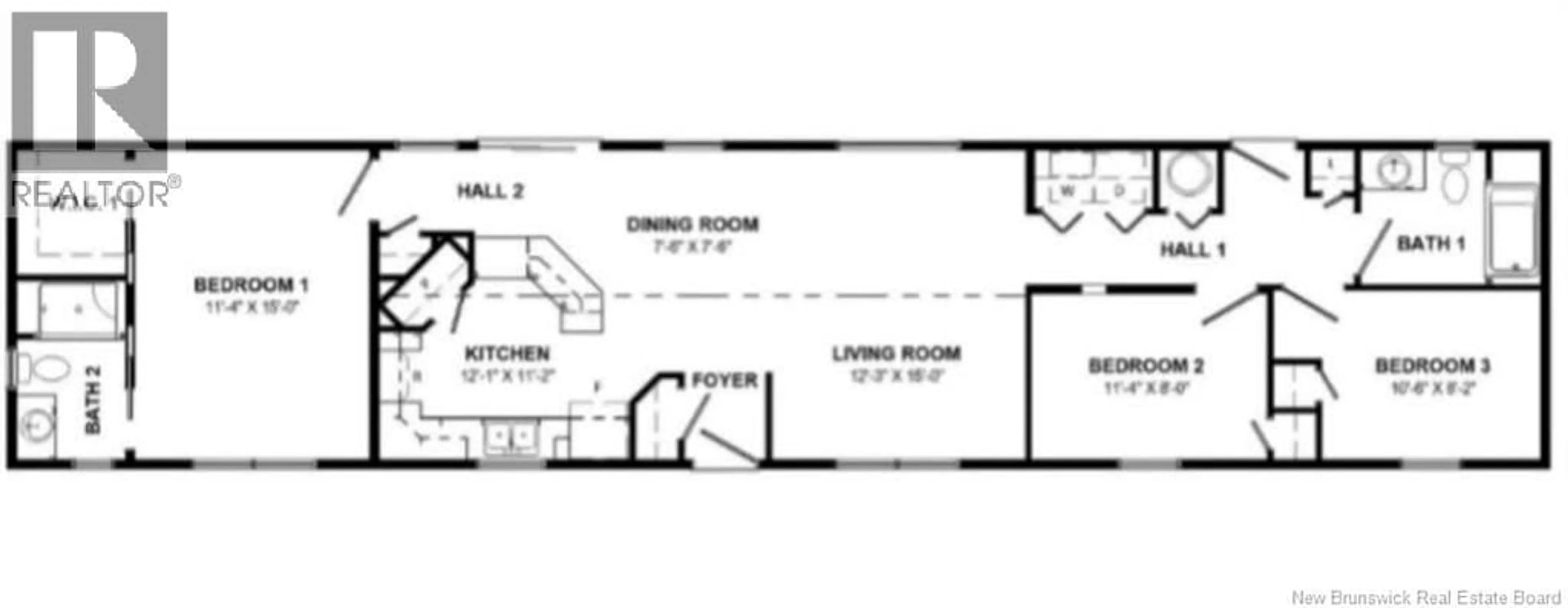 Floor plan for 14 DE MONTS STREET, Shediac New Brunswick E4P0V5