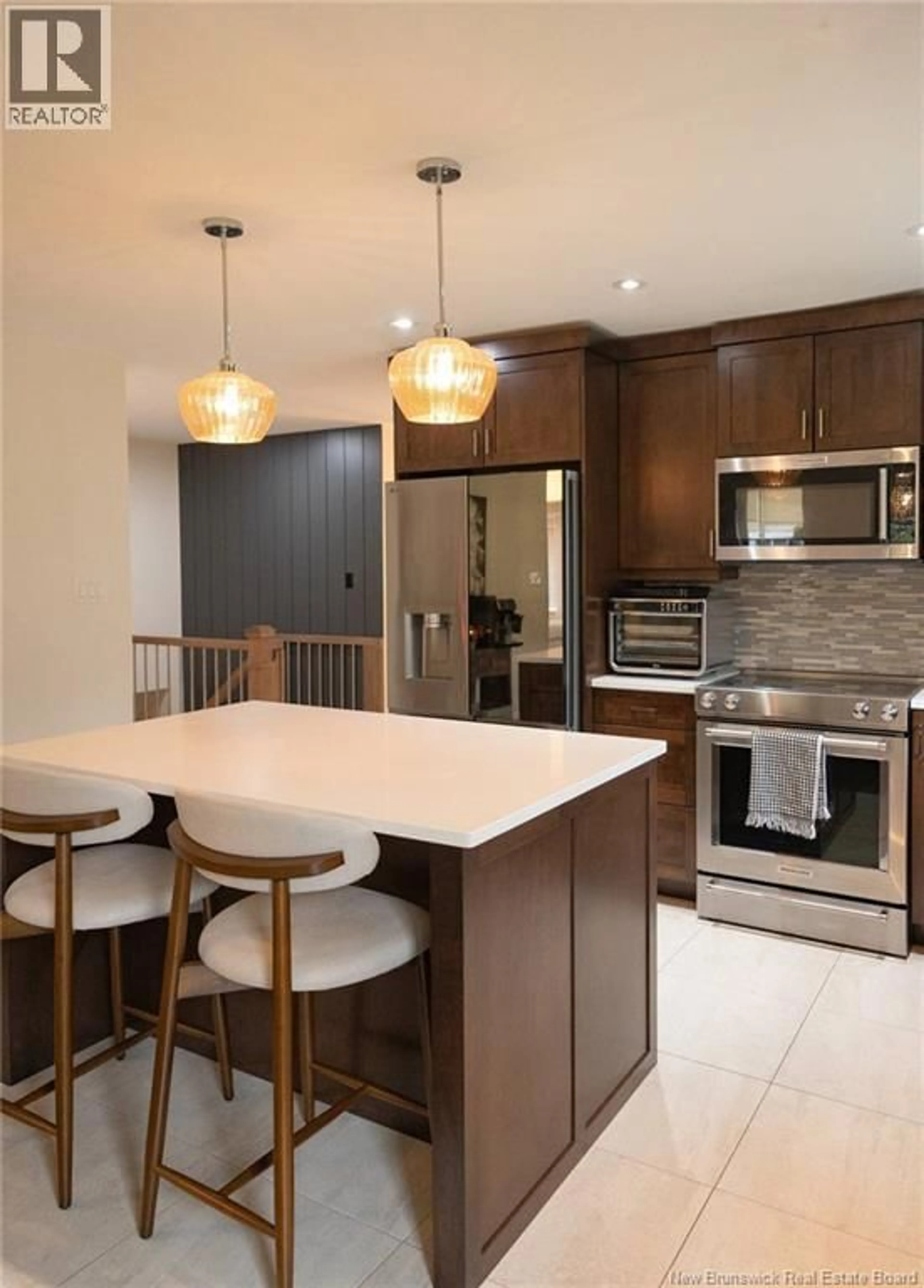 Open concept kitchen, ceramic/tile floor for 121 BOISEE CRESCENT, Dieppe New Brunswick E1A9M4