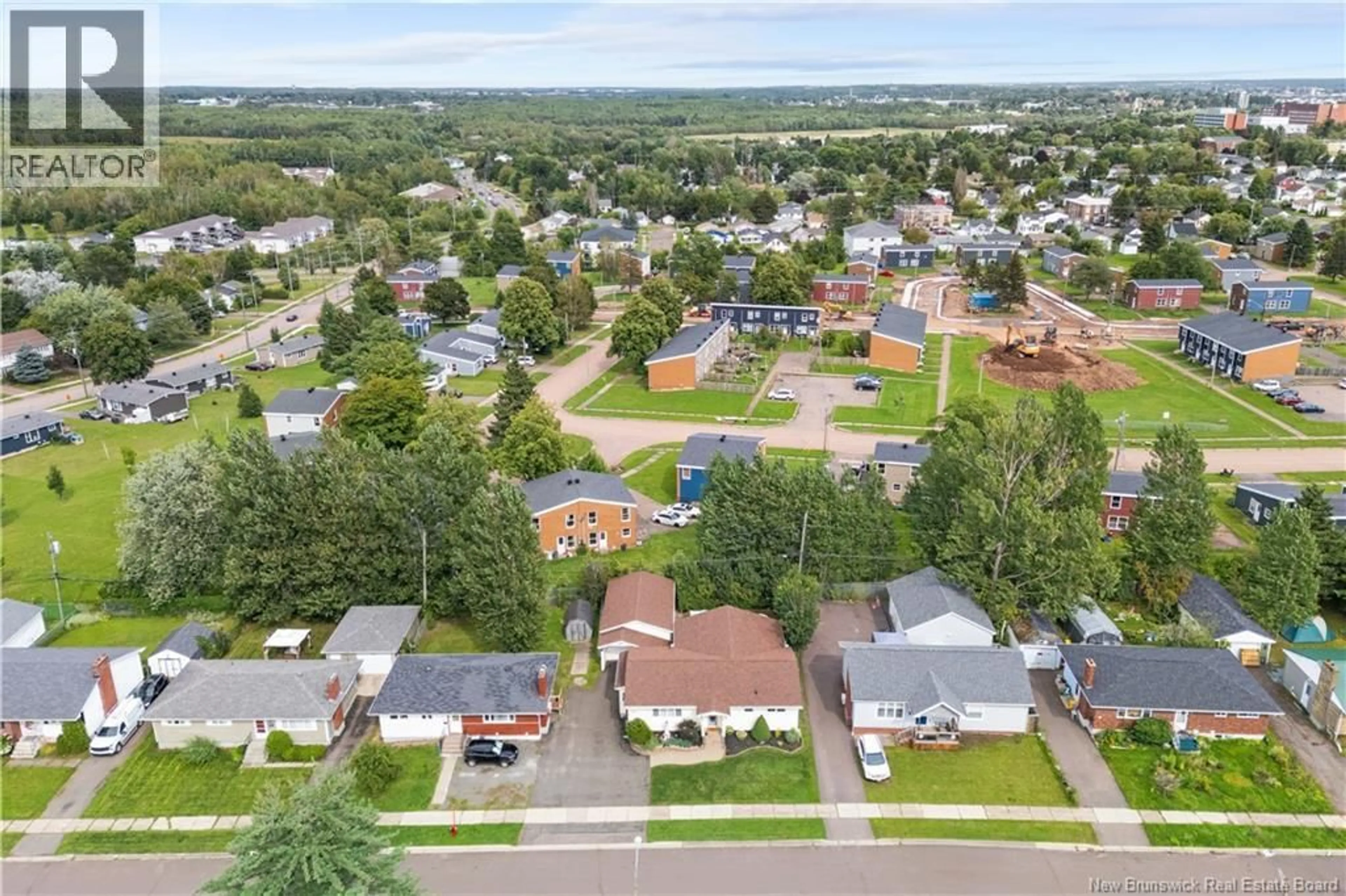 A pic from outside/outdoor area/front of a property/back of a property/a pic from drone, unknown for 79 POIRIER DRIVE, Moncton New Brunswick E1C7R9