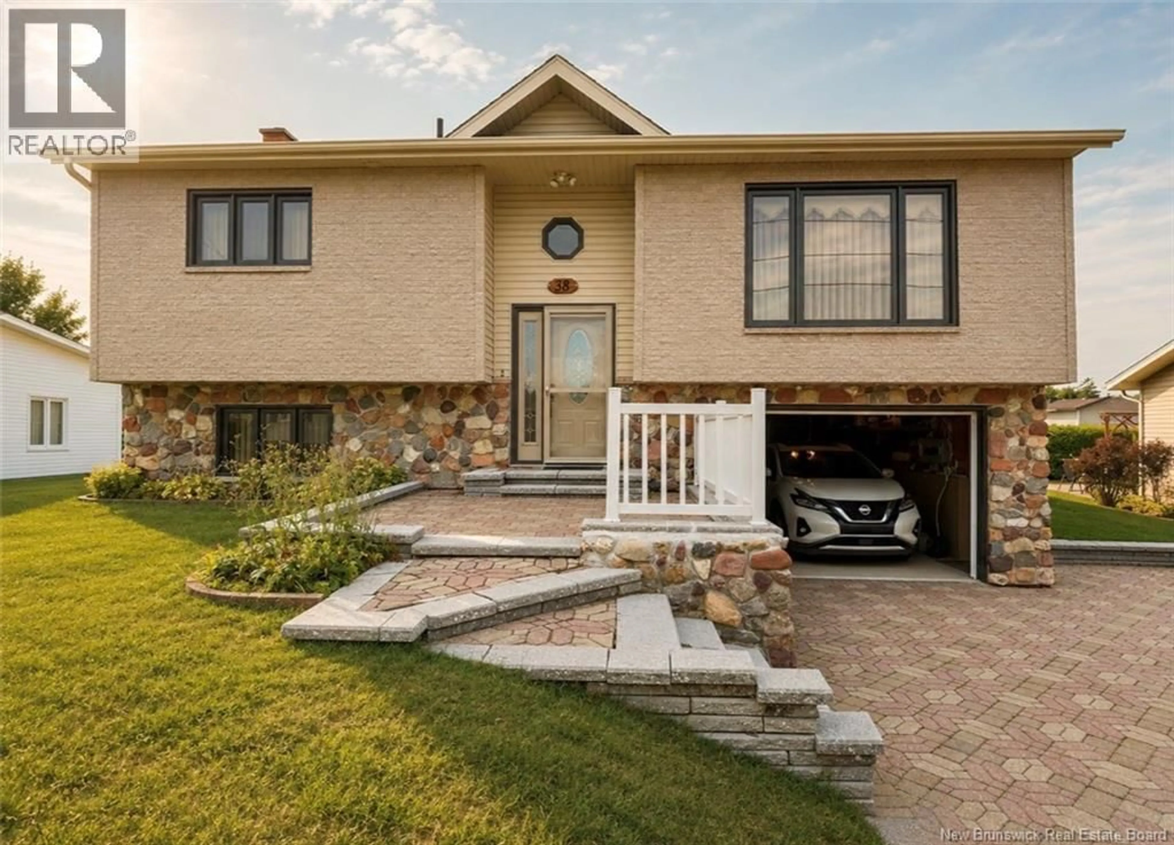 Home with brick exterior material, street for 38 OUELLETTE STREET, Saint-Jacques New Brunswick E7B1M9
