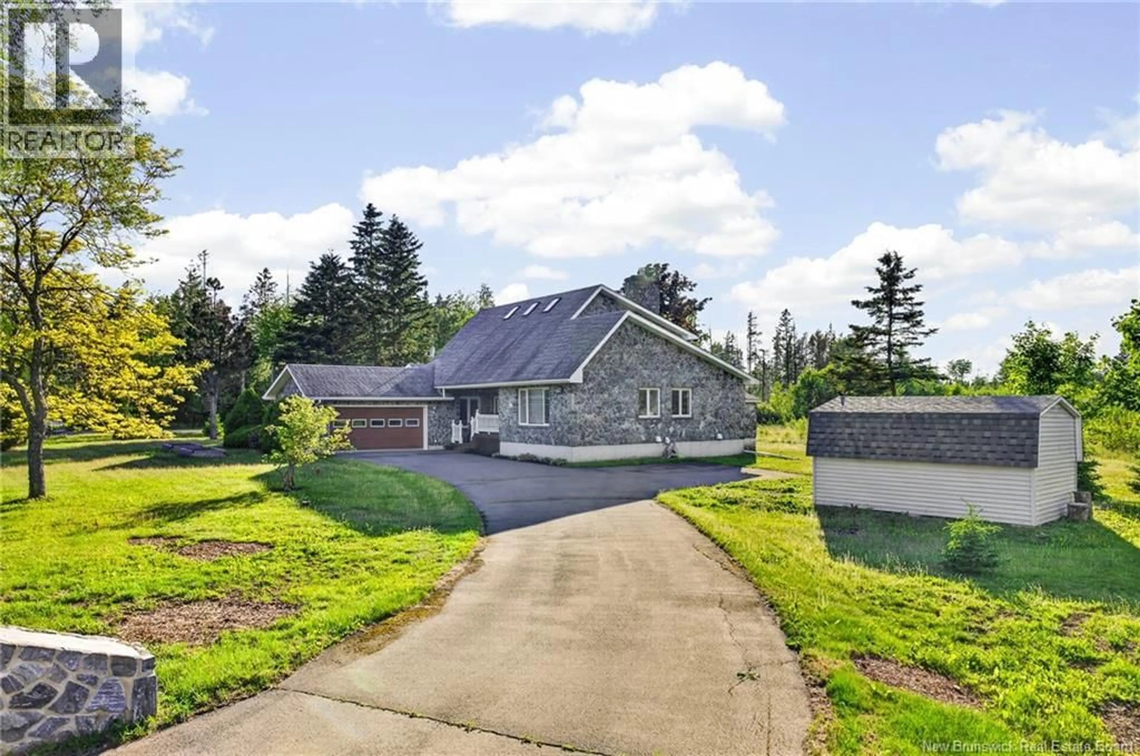 A pic from outside/outdoor area/front of a property/back of a property/a pic from drone, street for 45 LES ARPENTS-VERTS ROAD, Grand-Barachois New Brunswick E4P7S4