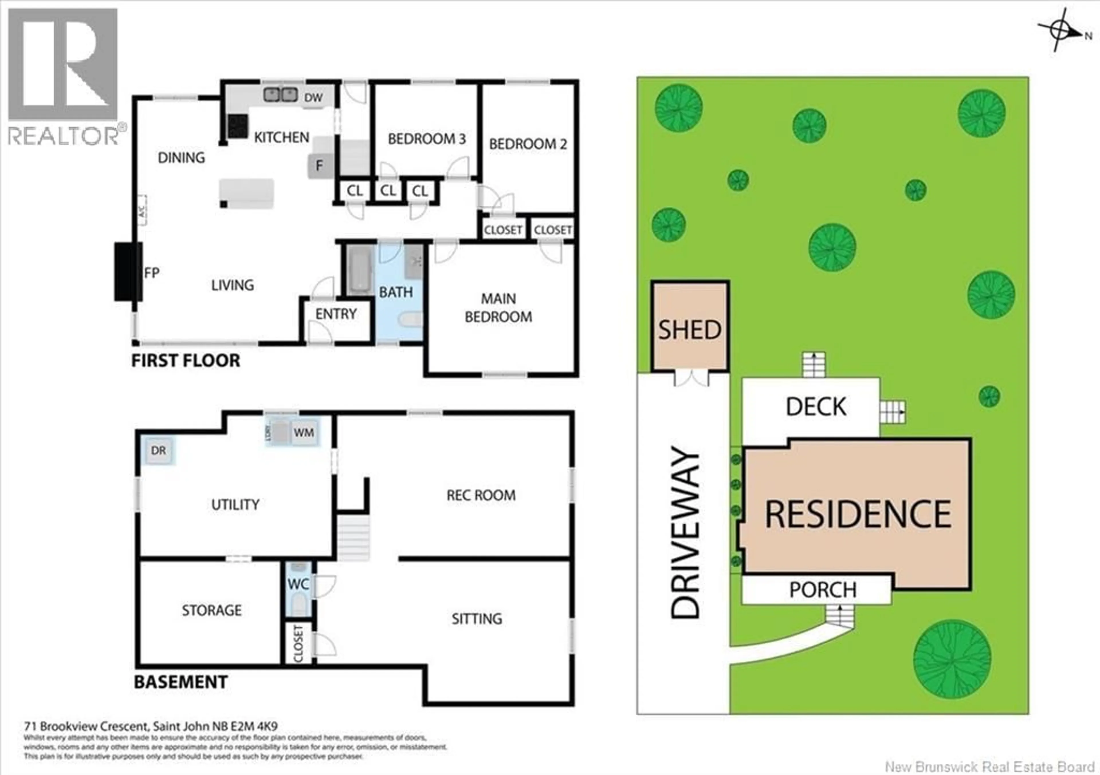 Floor plan for 71 BROOKVIEW CRESCENT, Saint John New Brunswick E2L4K9