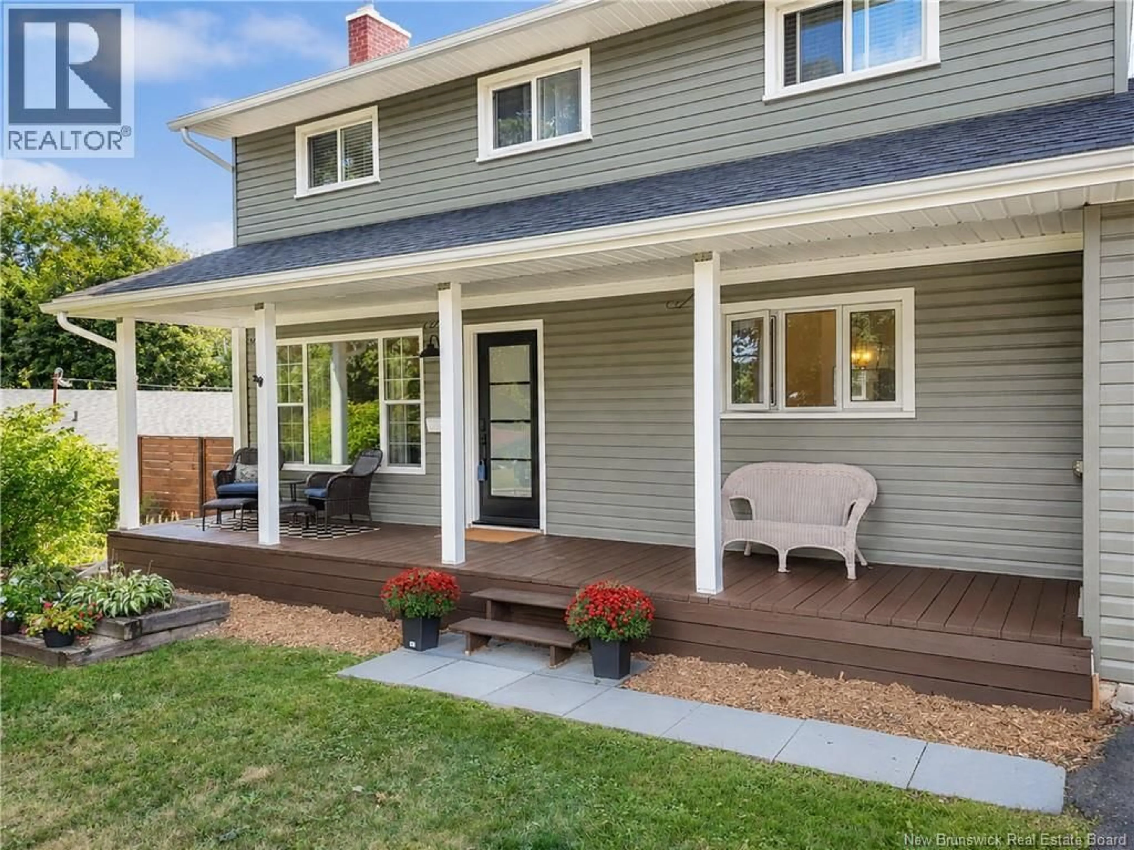 Home with vinyl exterior material, street for 50 CANTERBURY DRIVE, Fredericton New Brunswick E3B4L6