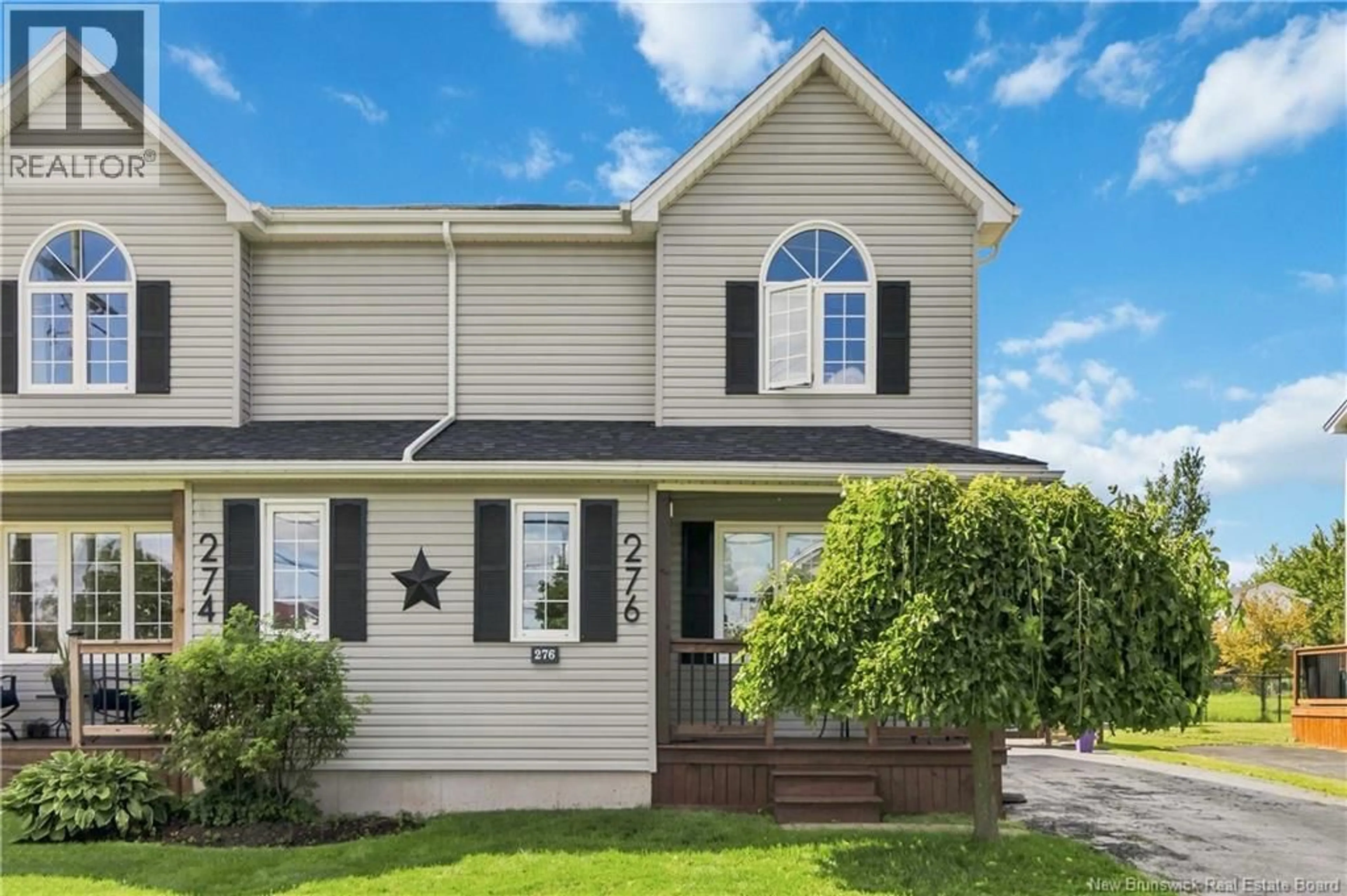 Home with vinyl exterior material, street for 276 GLENCAIRN DRIVE, Moncton New Brunswick E1G3W1