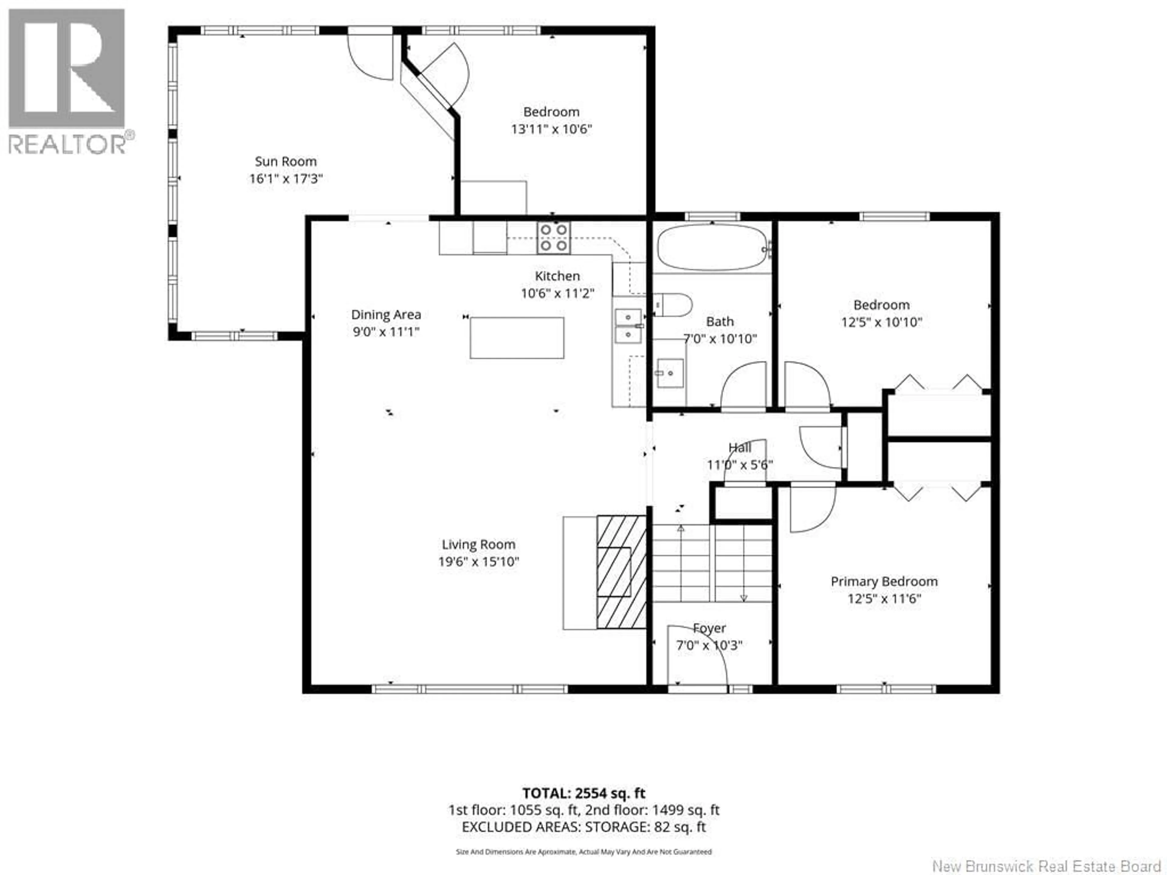 Floor plan for 440 PLEASANT RIDGE, Rogersville New Brunswick E4Y1C4
