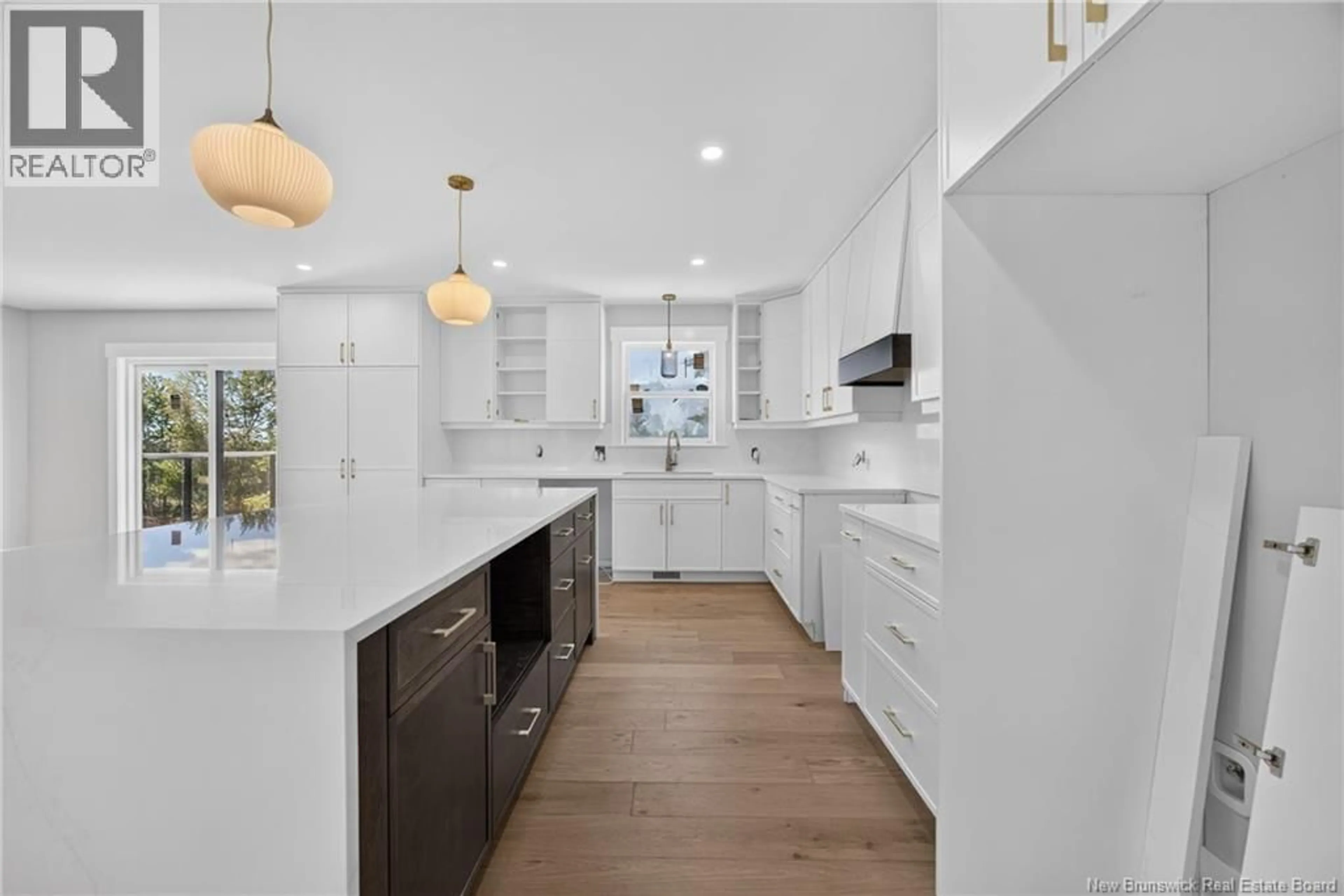 Open concept kitchen, ceramic/tile floor for 594 ROUTE 616, Keswick Ridge New Brunswick E6L1S6