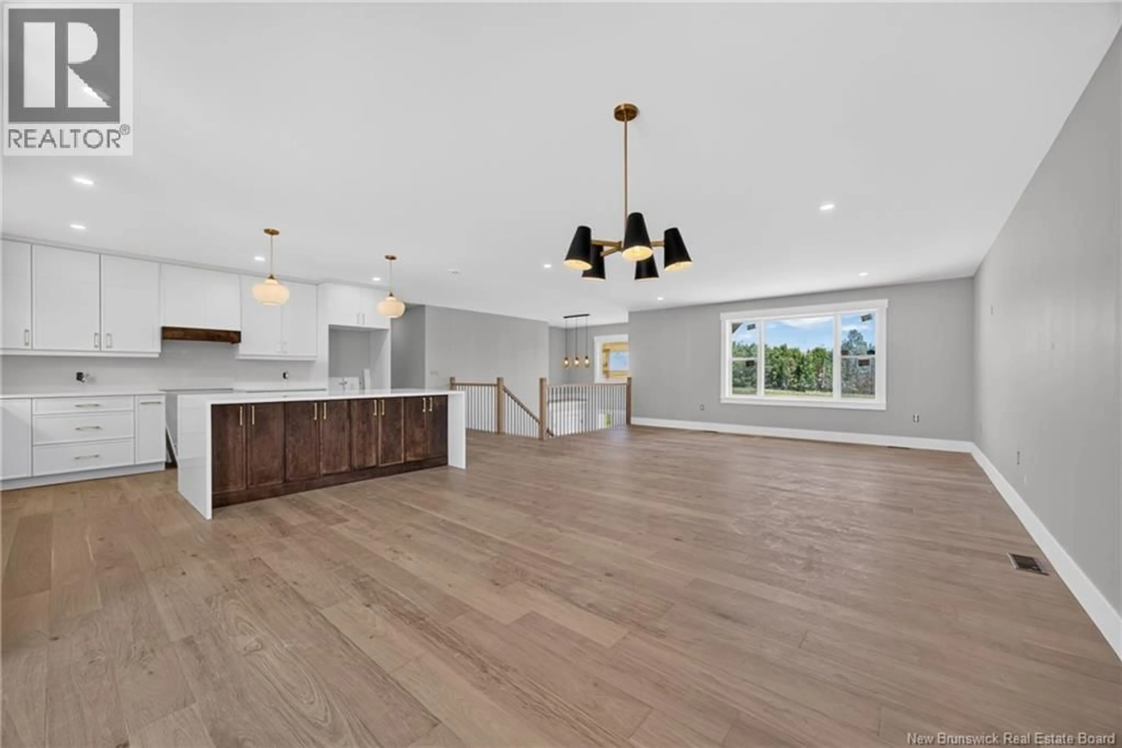 Open concept kitchen, wood/laminate floor for 594 ROUTE 616, Keswick Ridge New Brunswick E6L1S6