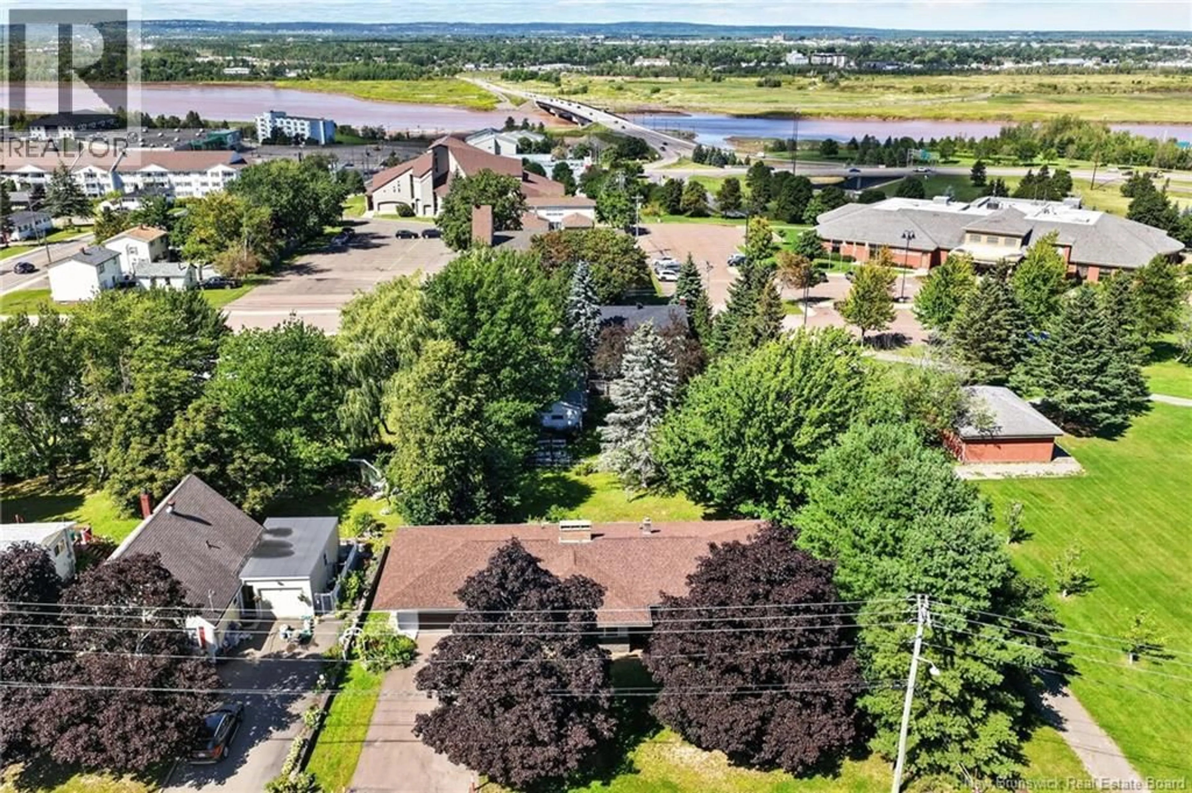 A pic from outside/outdoor area/front of a property/back of a property/a pic from drone, water/lake/river/ocean view for 547 BRADFORD WEST ROAD, Riverview New Brunswick E1B2M8