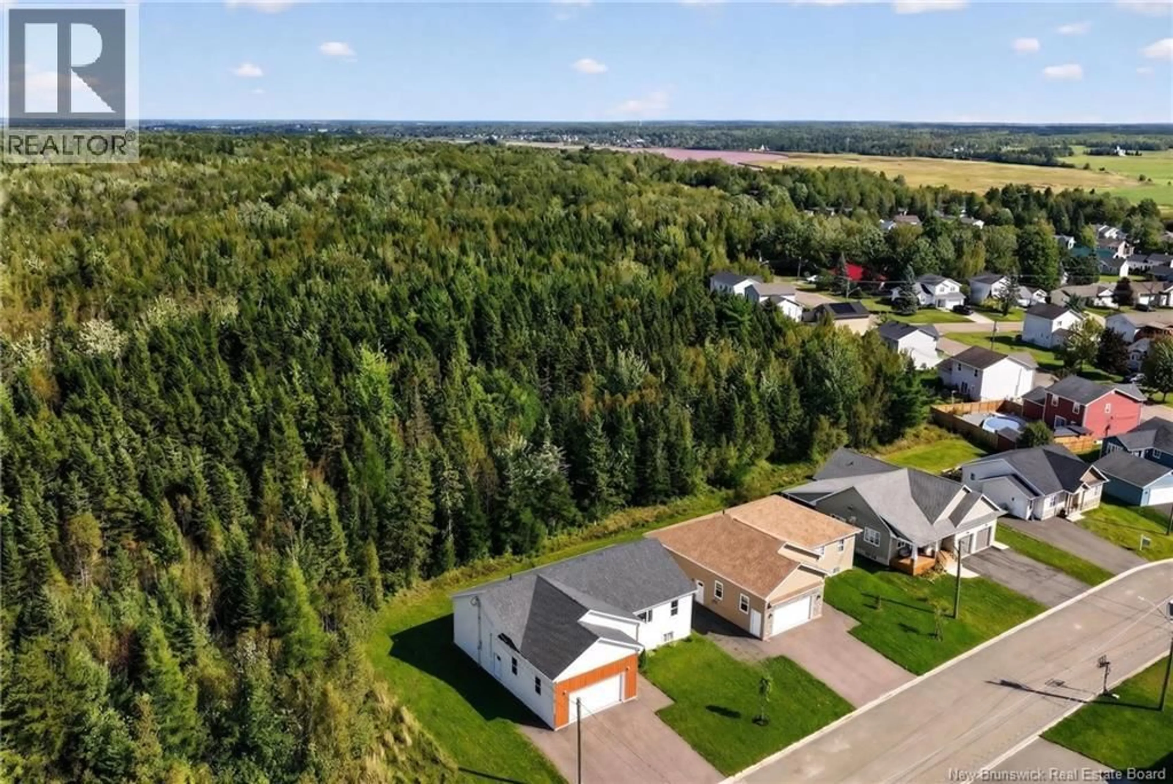 A pic from outside/outdoor area/front of a property/back of a property/a pic from drone, forest/trees view for 27 SYCAMORE, Moncton New Brunswick E1E0K1
