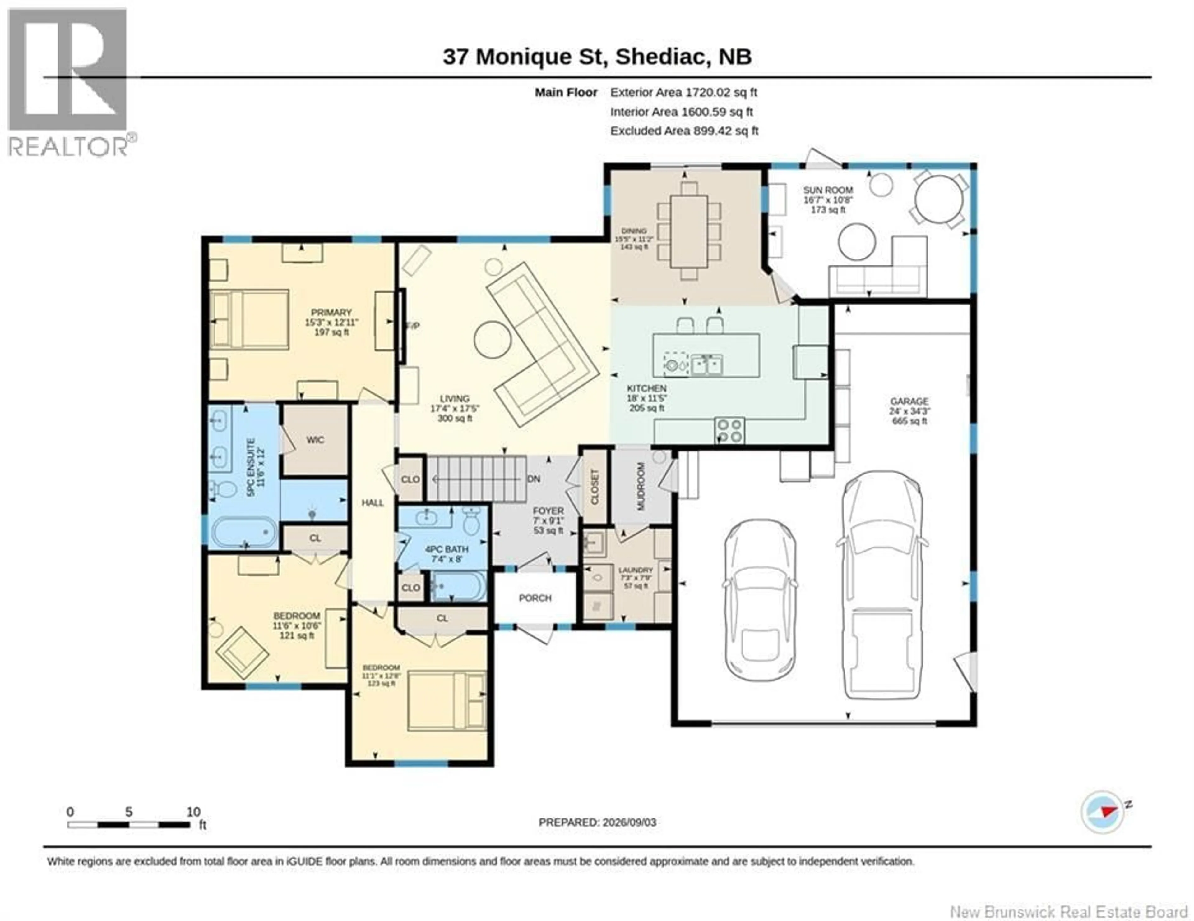 Floor plan for 37 MONIQUE STREET, Shediac New Brunswick E4P0M5
