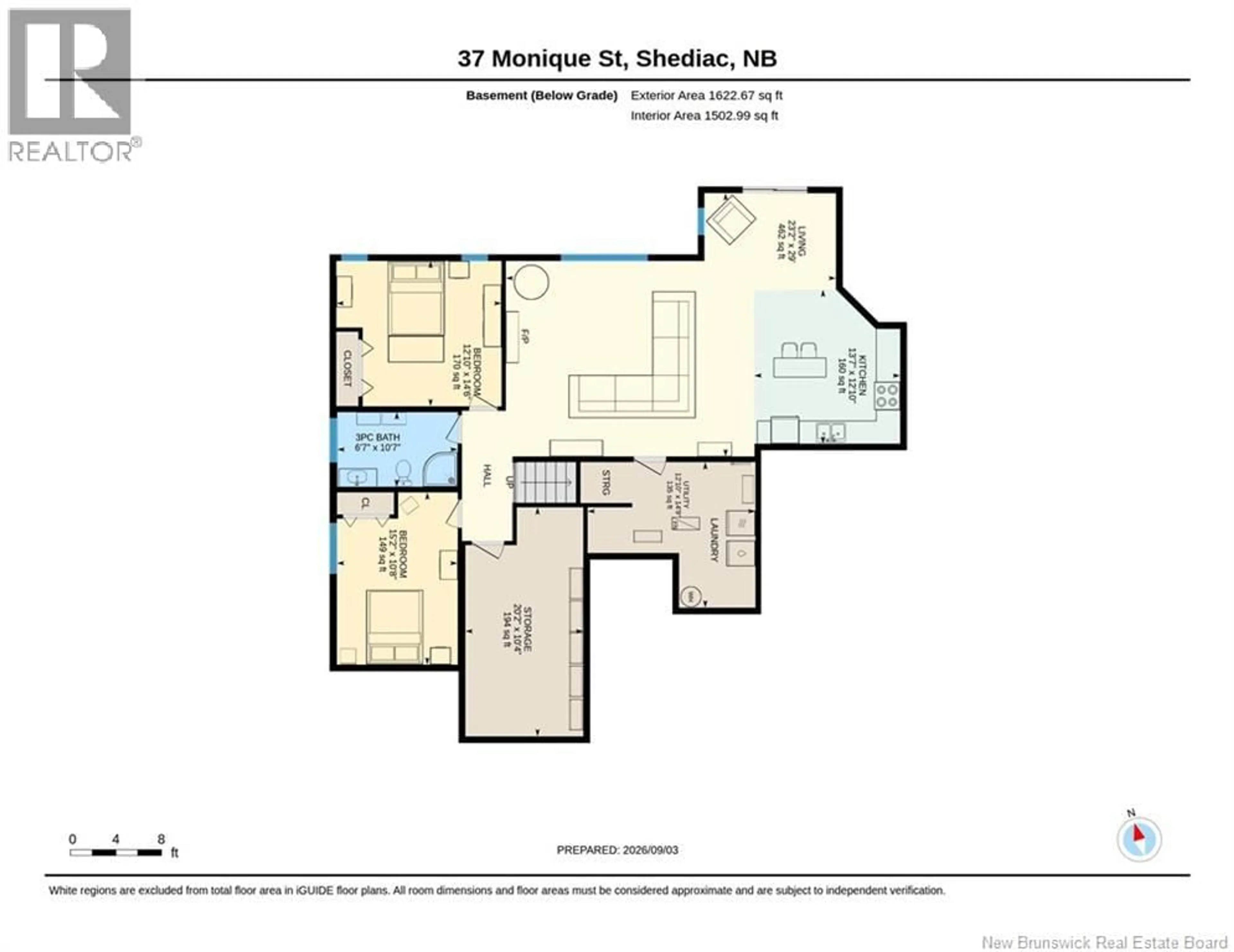 Floor plan for 37 MONIQUE STREET, Shediac New Brunswick E4P0M5