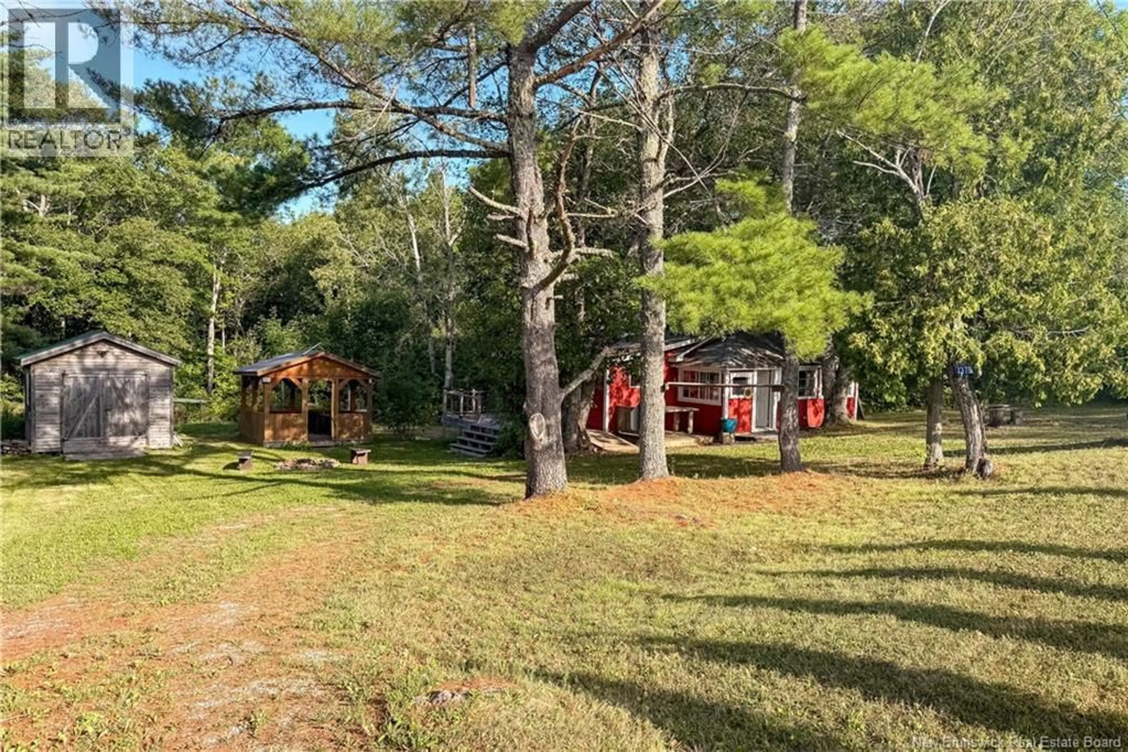 A pic from outside/outdoor area/front of a property/back of a property/a pic from drone, forest/trees view for 1378 SCENIC NARROWS BOULEVARD, Cambridge-Narrows New Brunswick E4C2N8