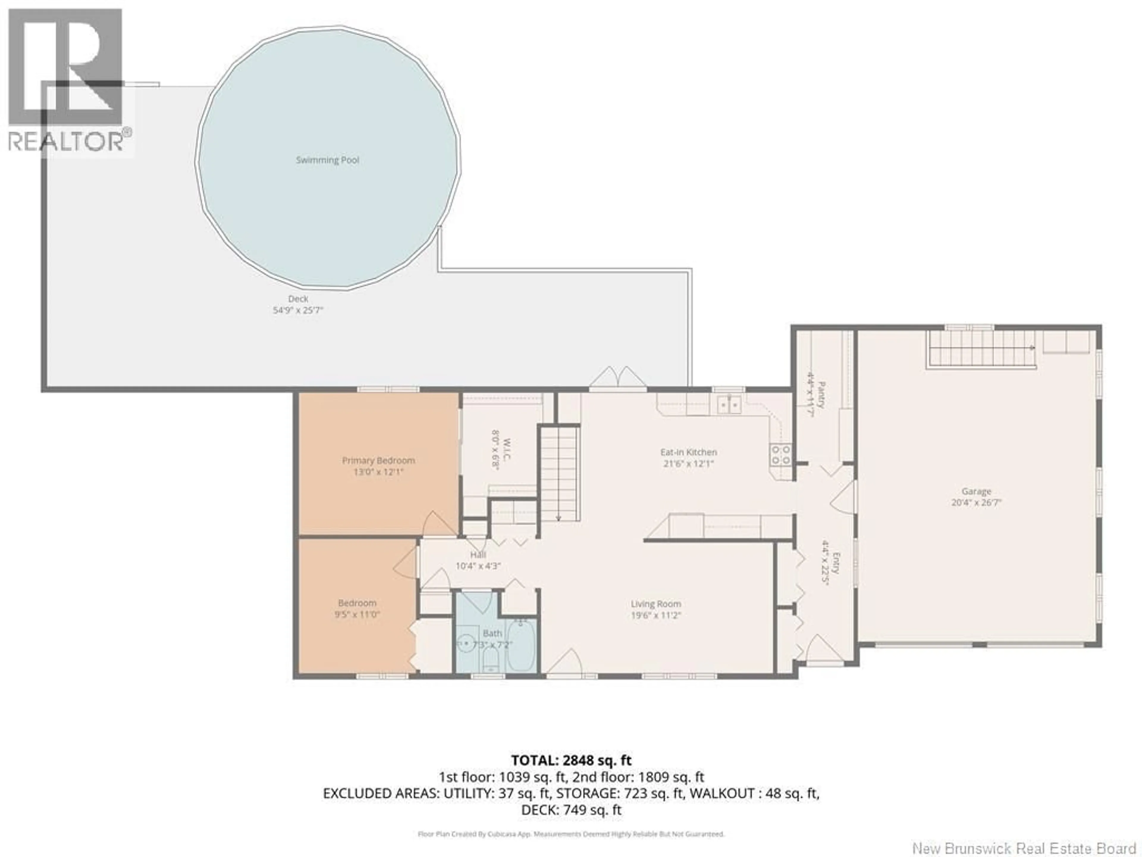 Floor plan for 107 TAYLOR, Dalhousie New Brunswick E8C2N3