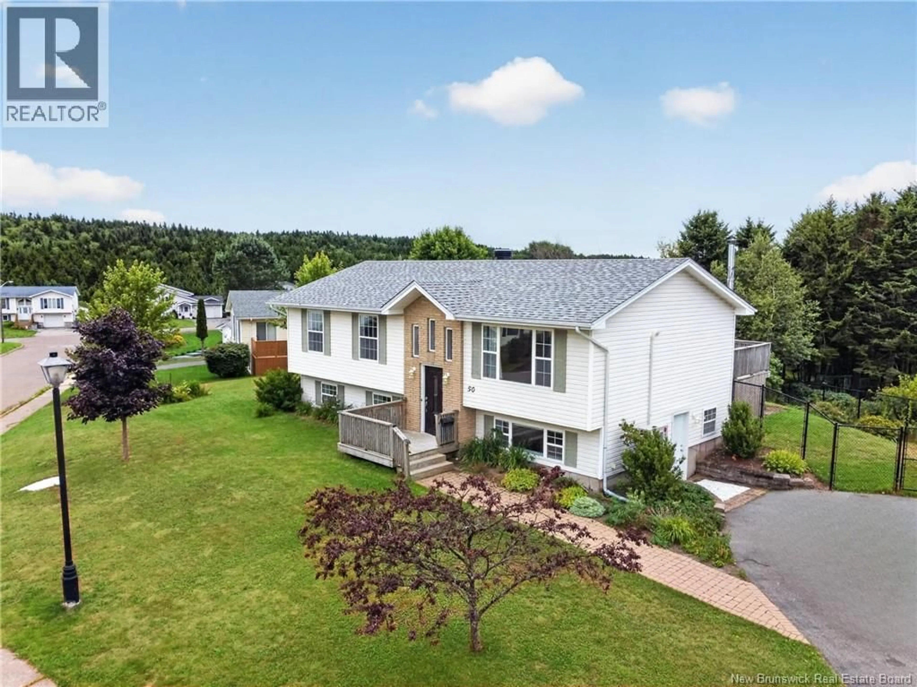 A pic from outside/outdoor area/front of a property/back of a property/a pic from drone, unknown for 50 VISTA RIDGE CRESCENT, Saint John New Brunswick E2J5A7