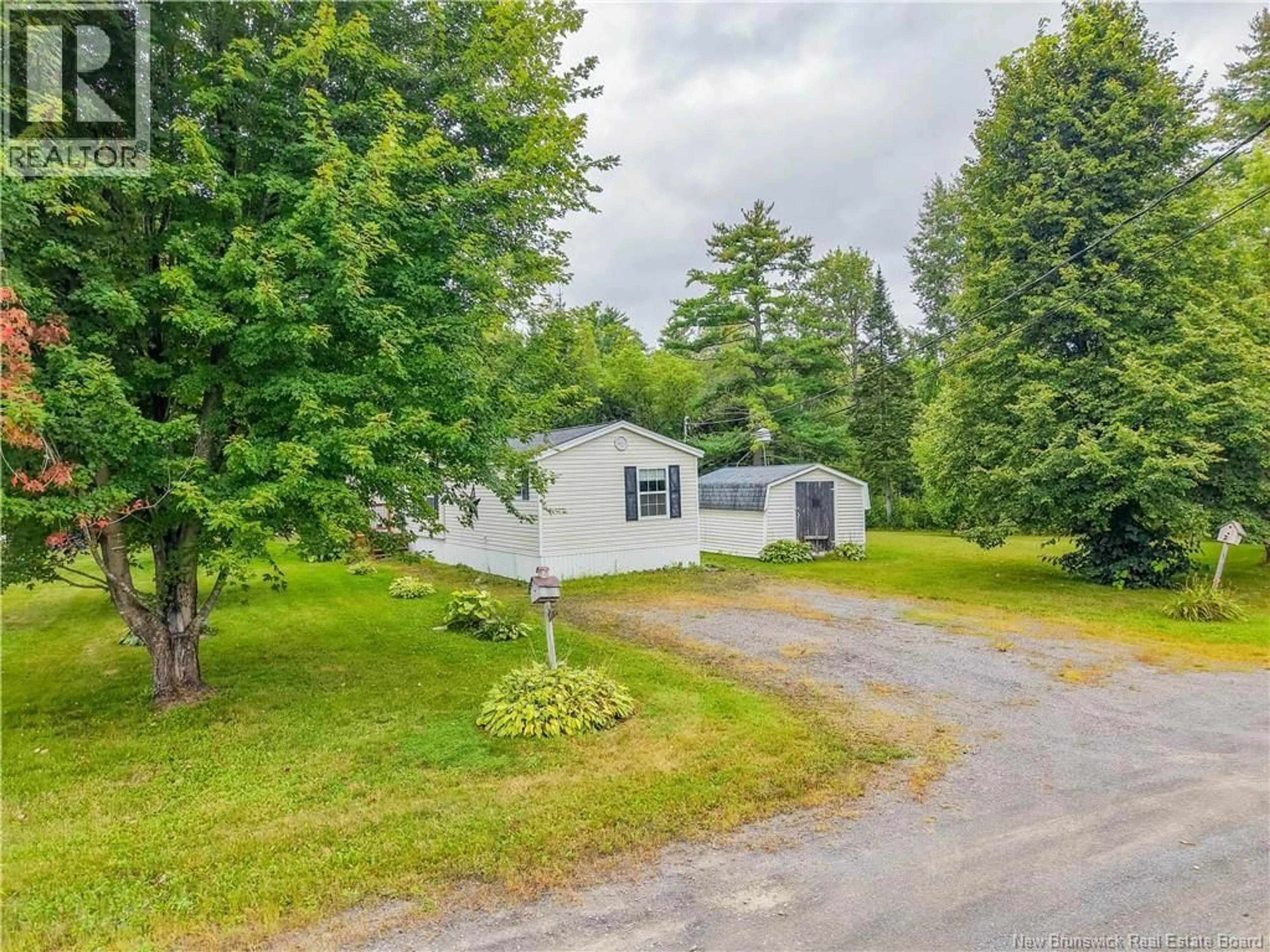 A pic from outside/outdoor area/front of a property/back of a property/a pic from drone, unknown for 9 CRAB TREE LANE, Maugerville New Brunswick E3A9W4