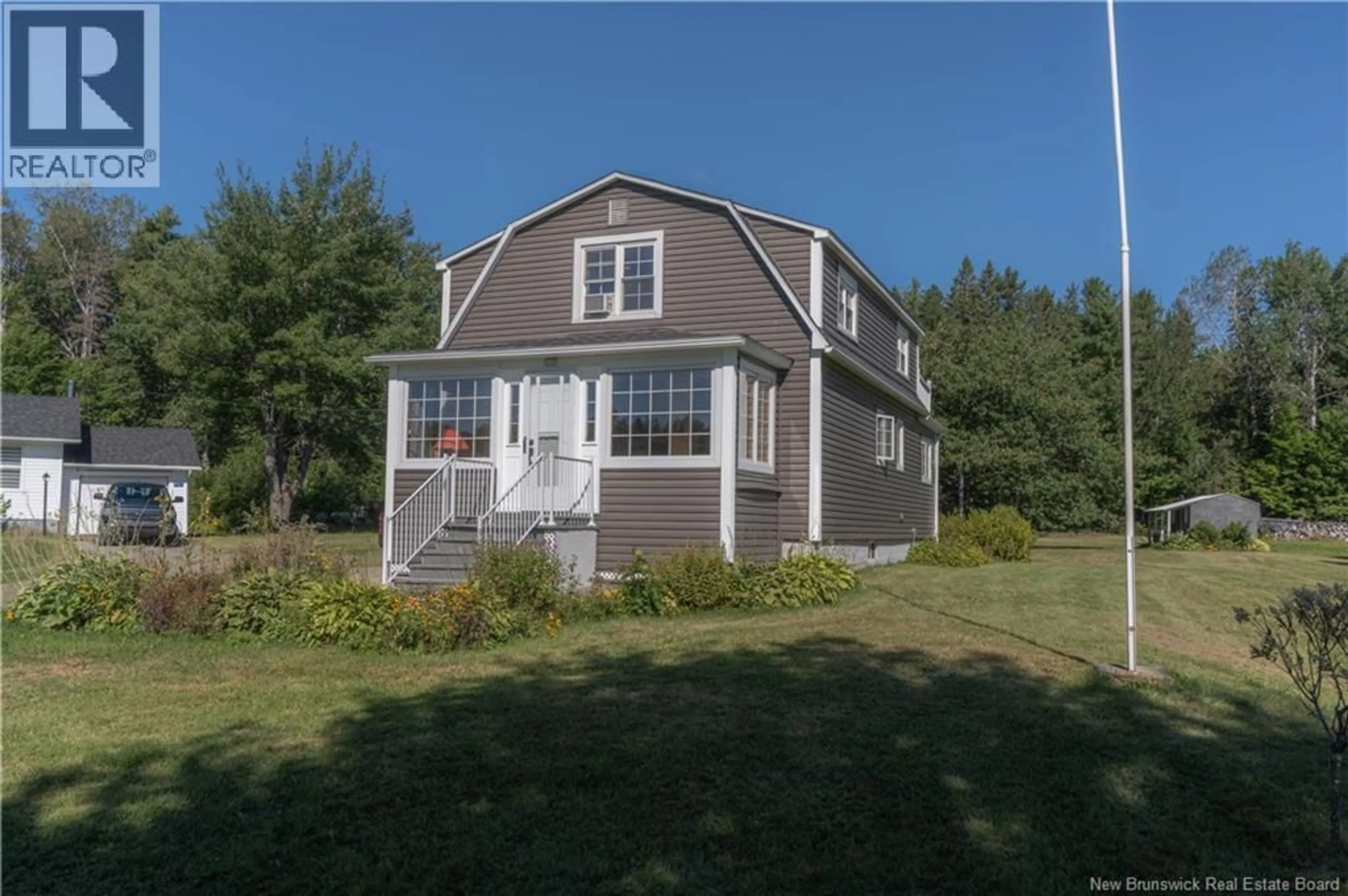 Home with vinyl exterior material, street for 743 RTE 11, Bartibog Bridge New Brunswick E1V7H7