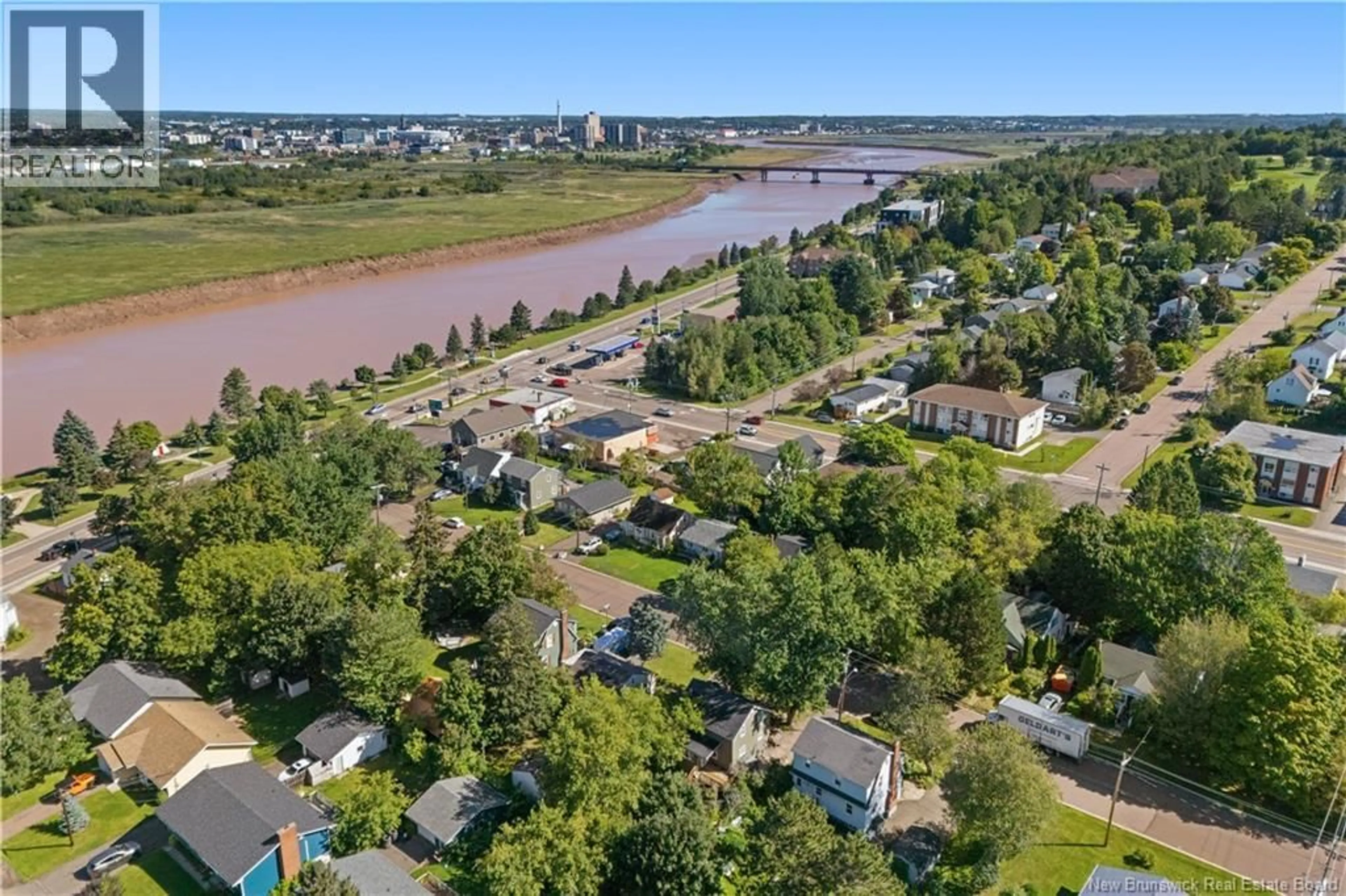 A pic from outside/outdoor area/front of a property/back of a property/a pic from drone, water/lake/river/ocean view for 29 WILMOT AVENUE, Riverview New Brunswick E1B1V7