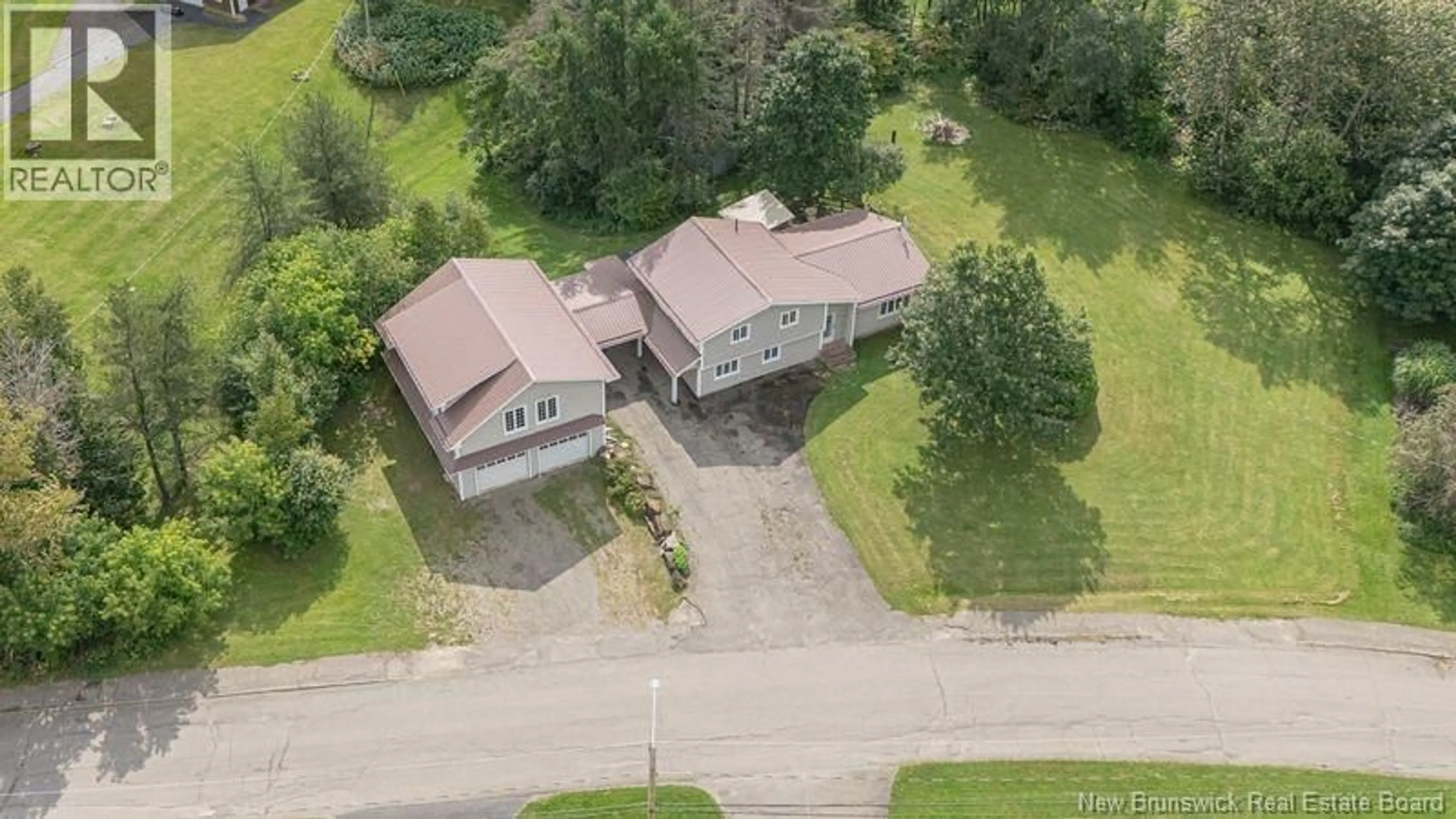 A pic from outside/outdoor area/front of a property/back of a property/a pic from drone, unknown for 51 HILLCREST DRIVE, Perth-Andover New Brunswick E7H2G7