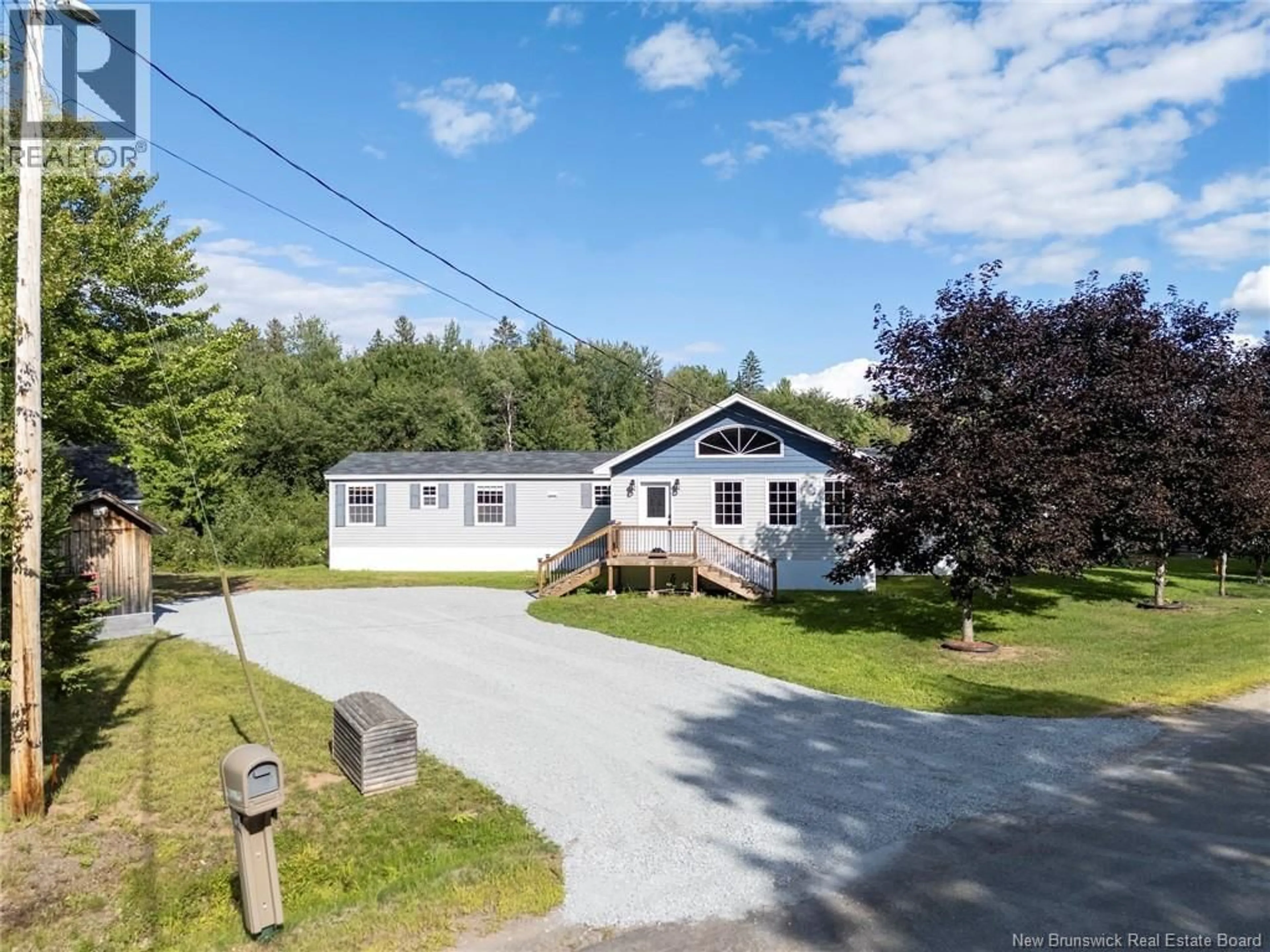A pic from outside/outdoor area/front of a property/back of a property/a pic from drone, street for 108 LANDING ROAD, Geary New Brunswick E2V3Z2