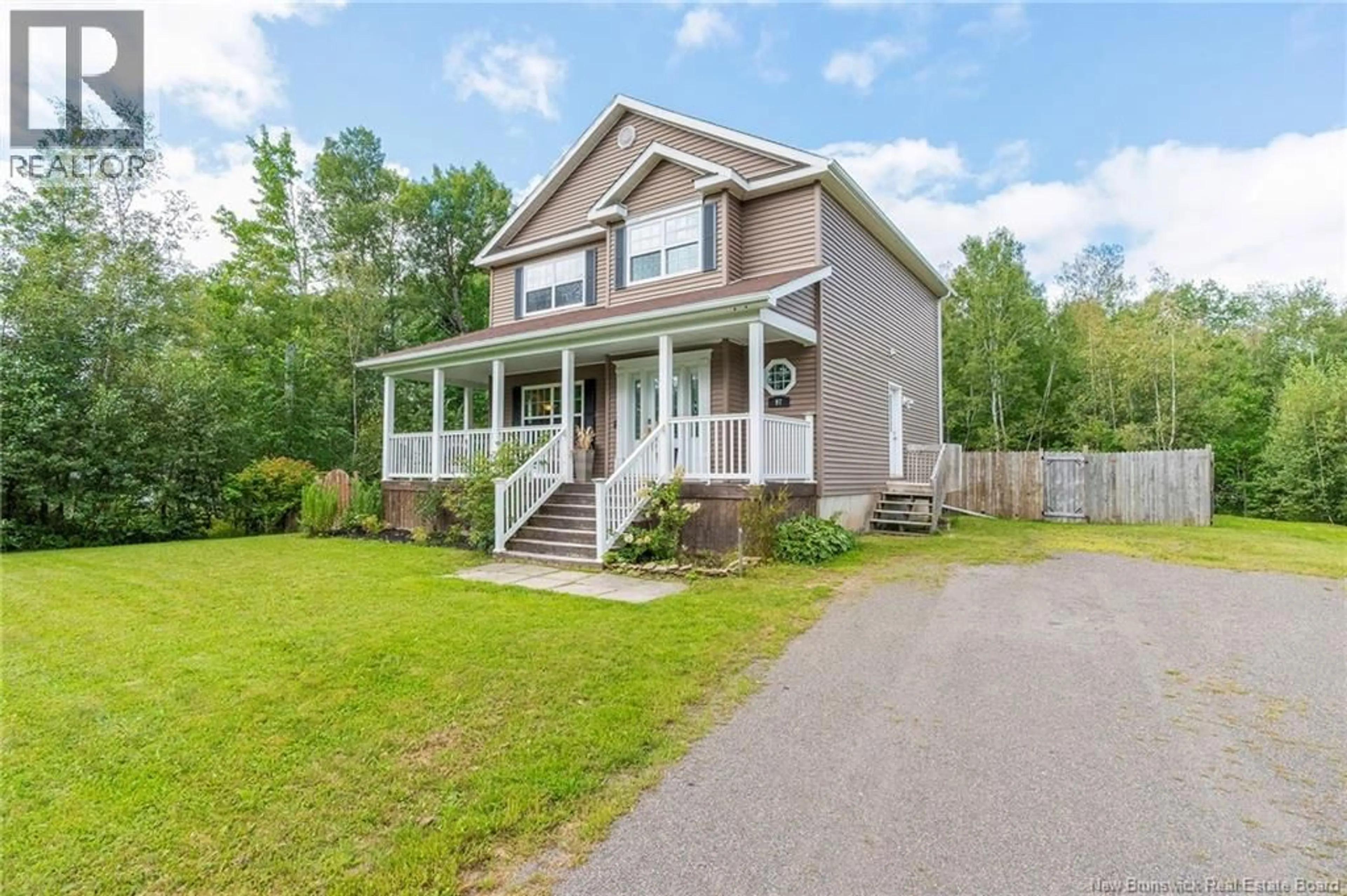 Home with vinyl exterior material, street for 97 PAINSEC JUNCTION ROAD, Lakeview New Brunswick E1H1M9