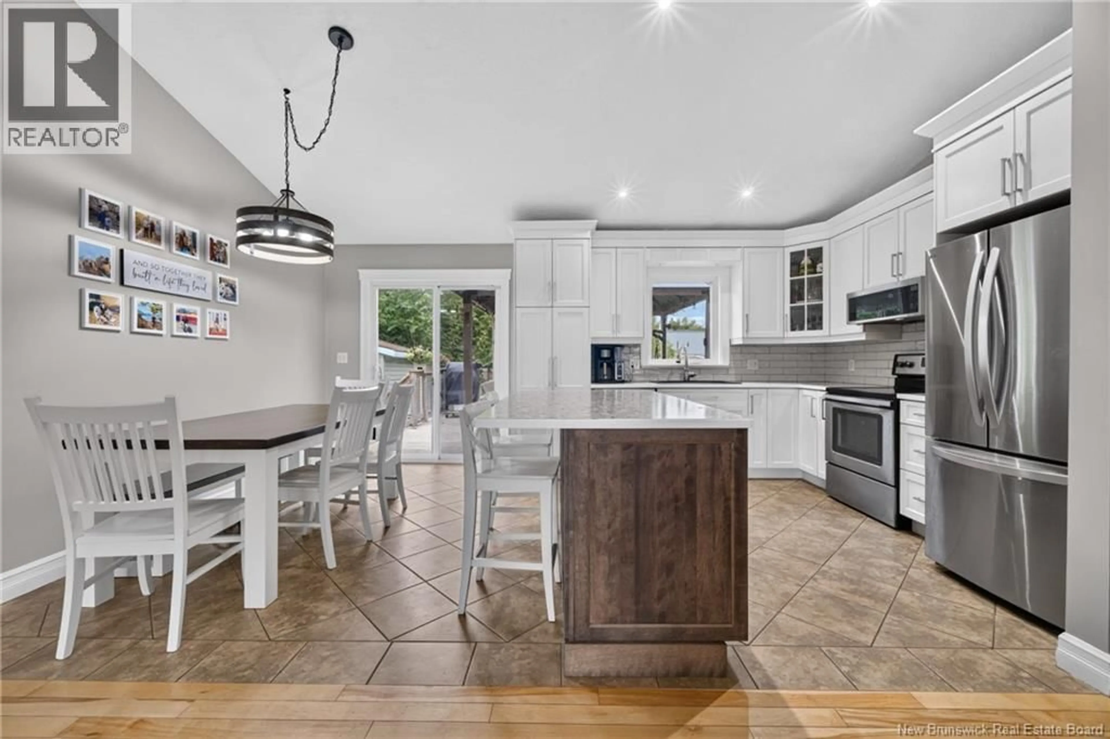 Open concept kitchen, ceramic/tile floor for 58 BERWICK STREET, Riverview New Brunswick E1B5P4