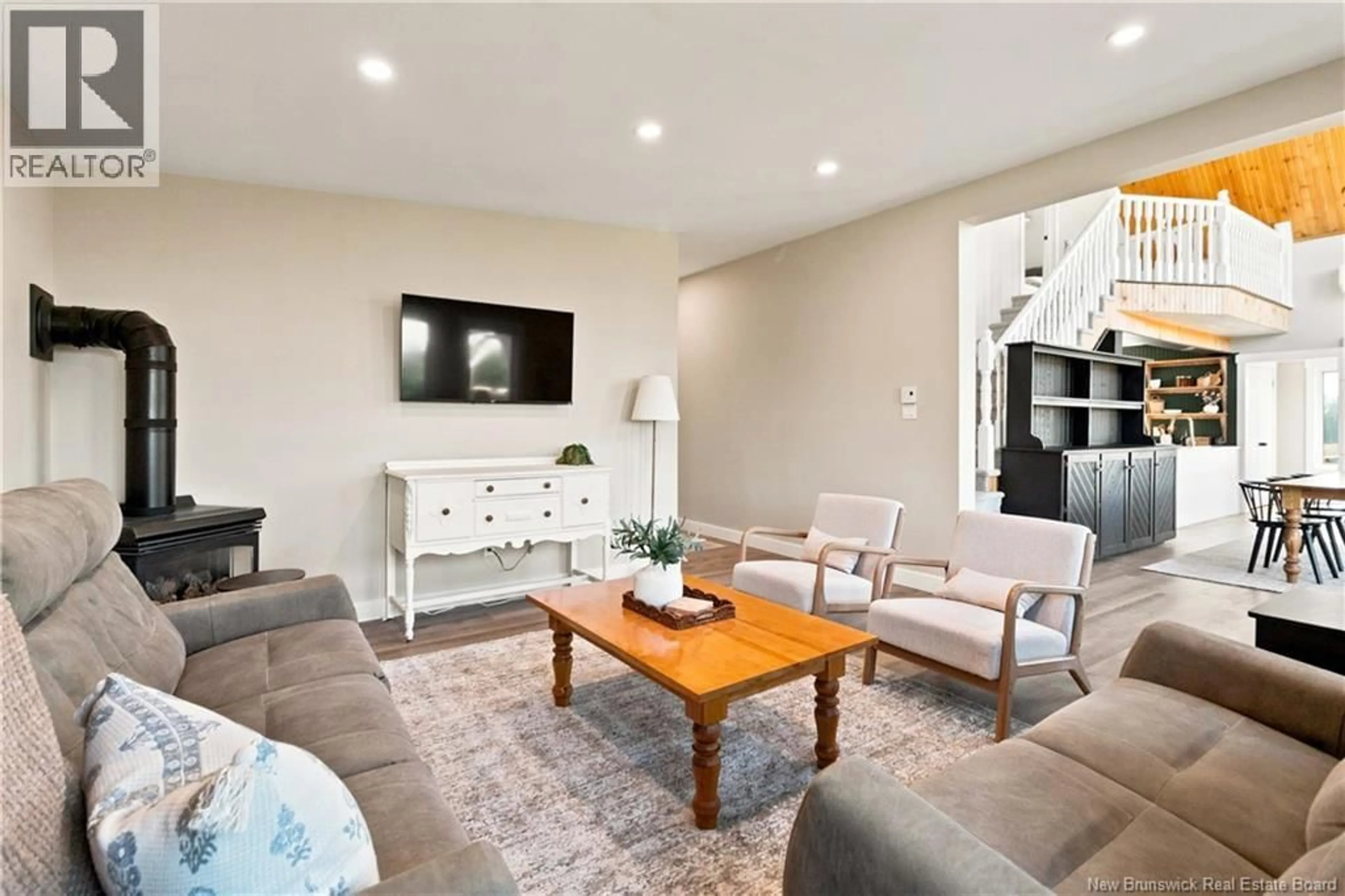 Living room with furniture, unknown for 133 COMEAU POINT ROAD, Shemogue New Brunswick E4N3B4
