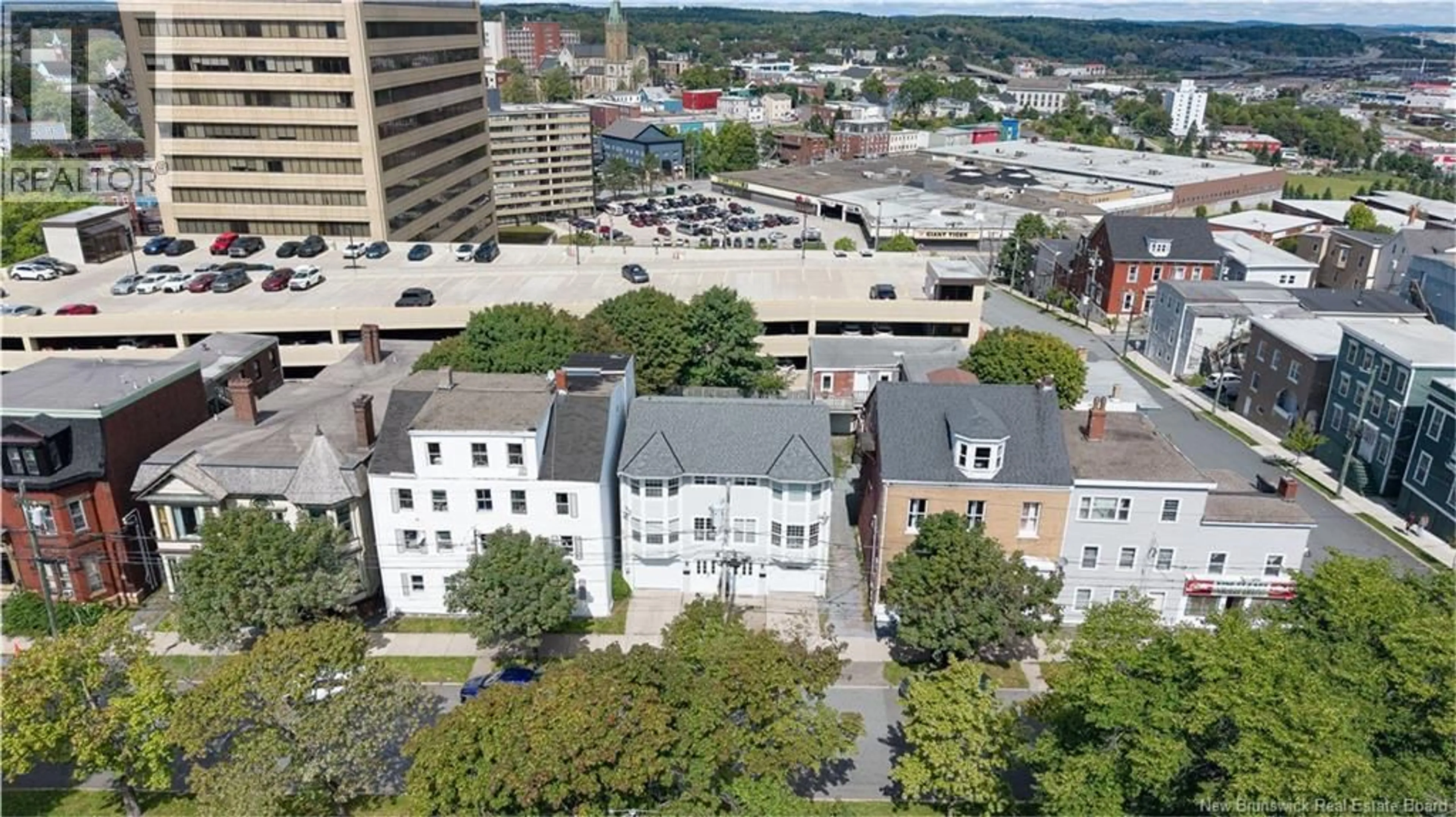 A pic from outside/outdoor area/front of a property/back of a property/a pic from drone, city buildings view from balcony for 139 KING STREET, Saint John New Brunswick E2L1G8
