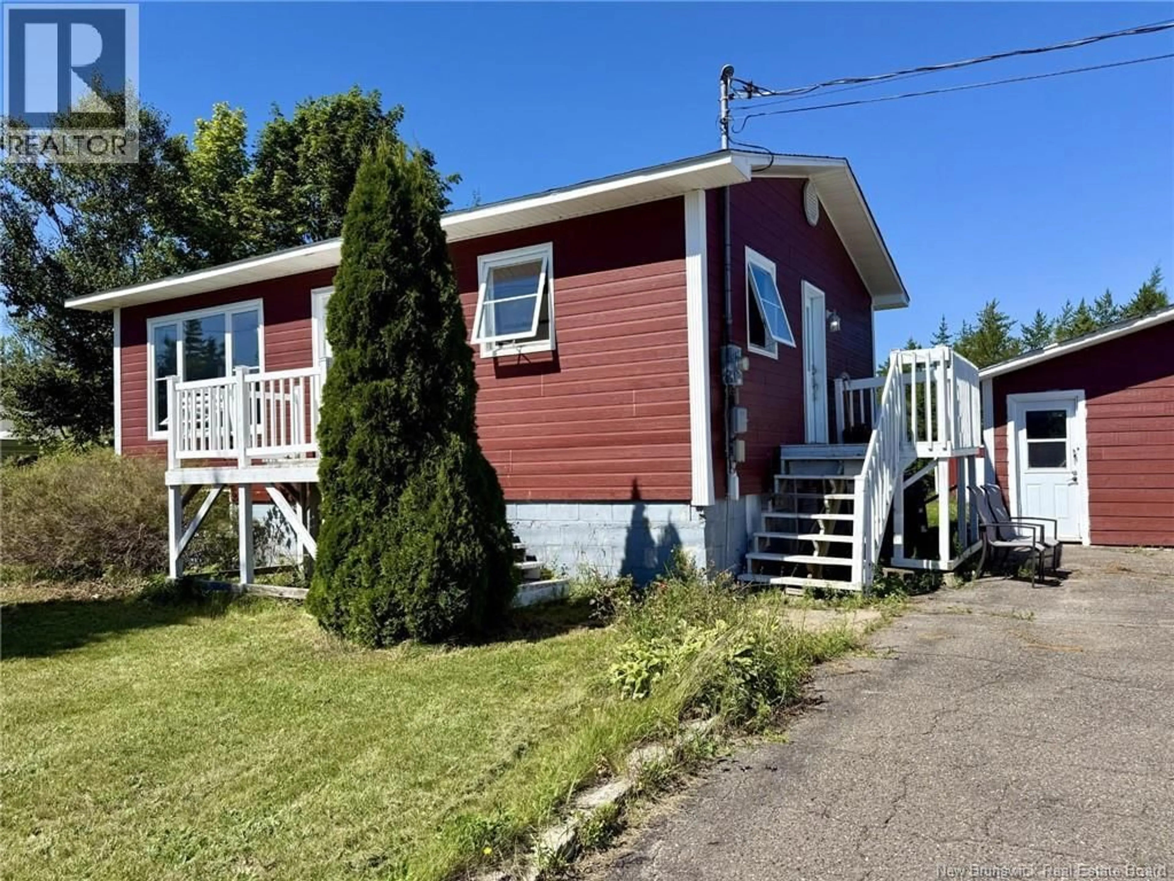 Home with vinyl exterior material, street for 7341 ROUTE 313, Sainte-Cécile New Brunswick E8T2X8