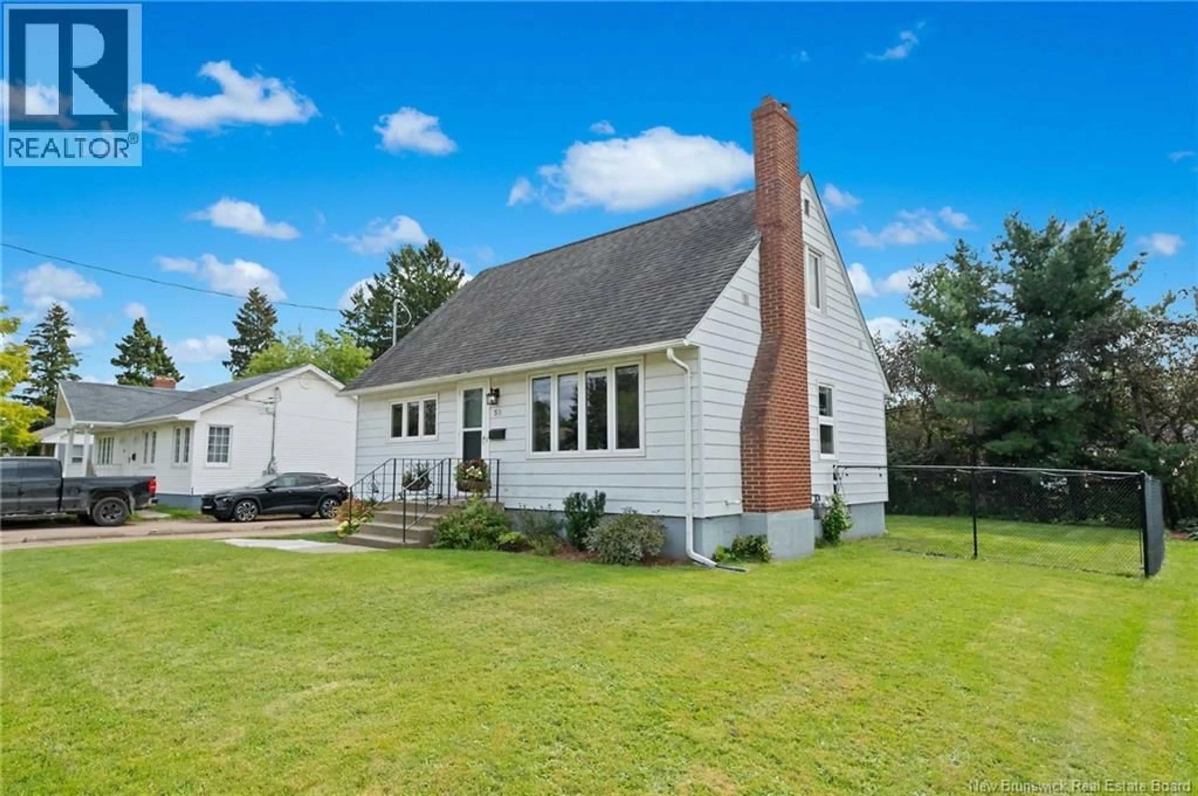Home with vinyl exterior material, street for 51 ELLERDALE AVENUE, Moncton New Brunswick E1A3M6